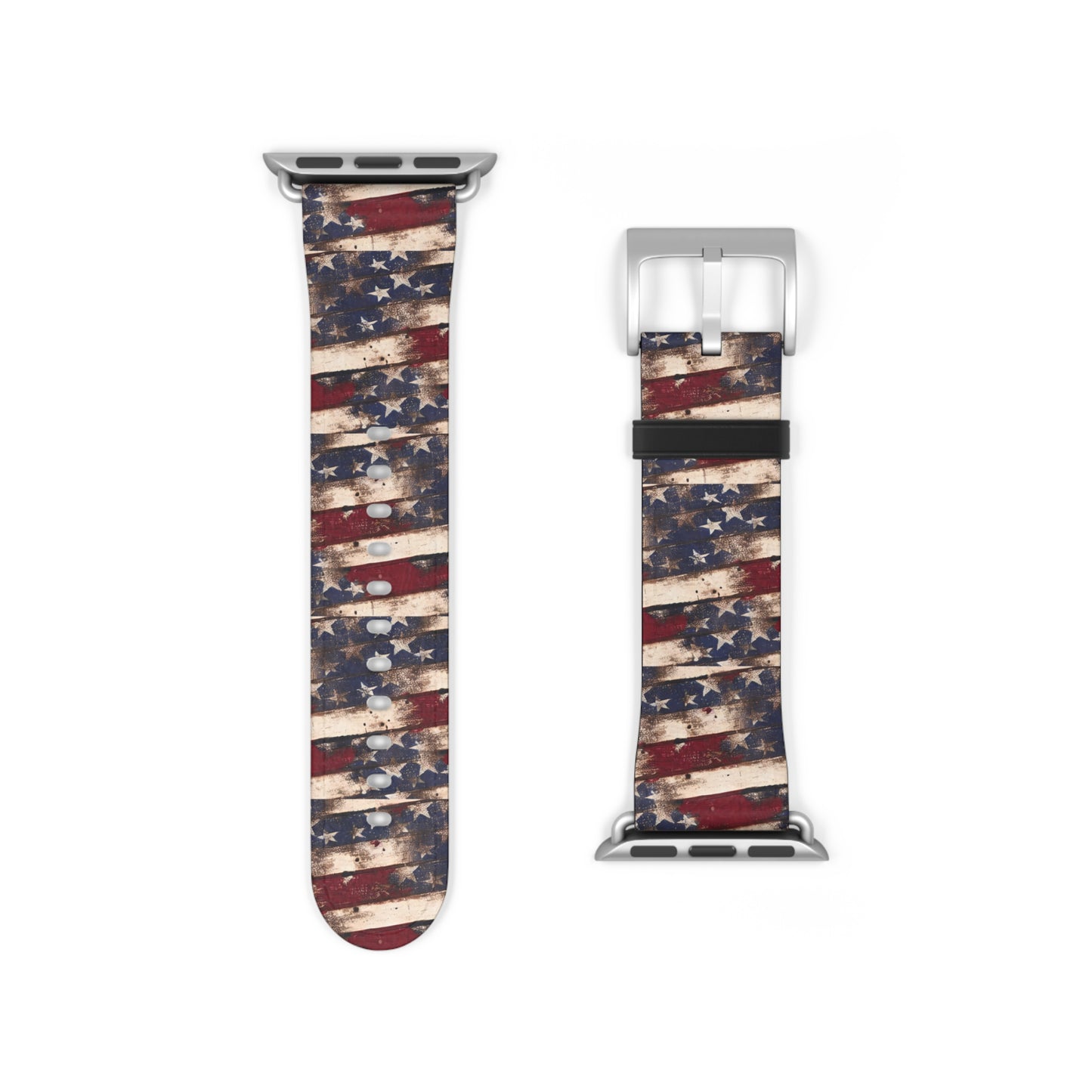 Distressed American Flag Apple Watch Band