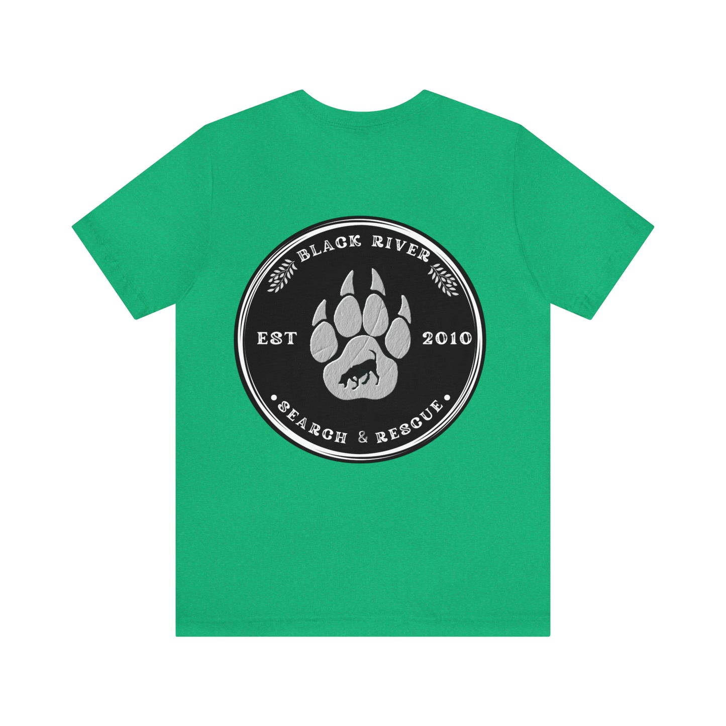 Black River logo black Short Sleeve Tee