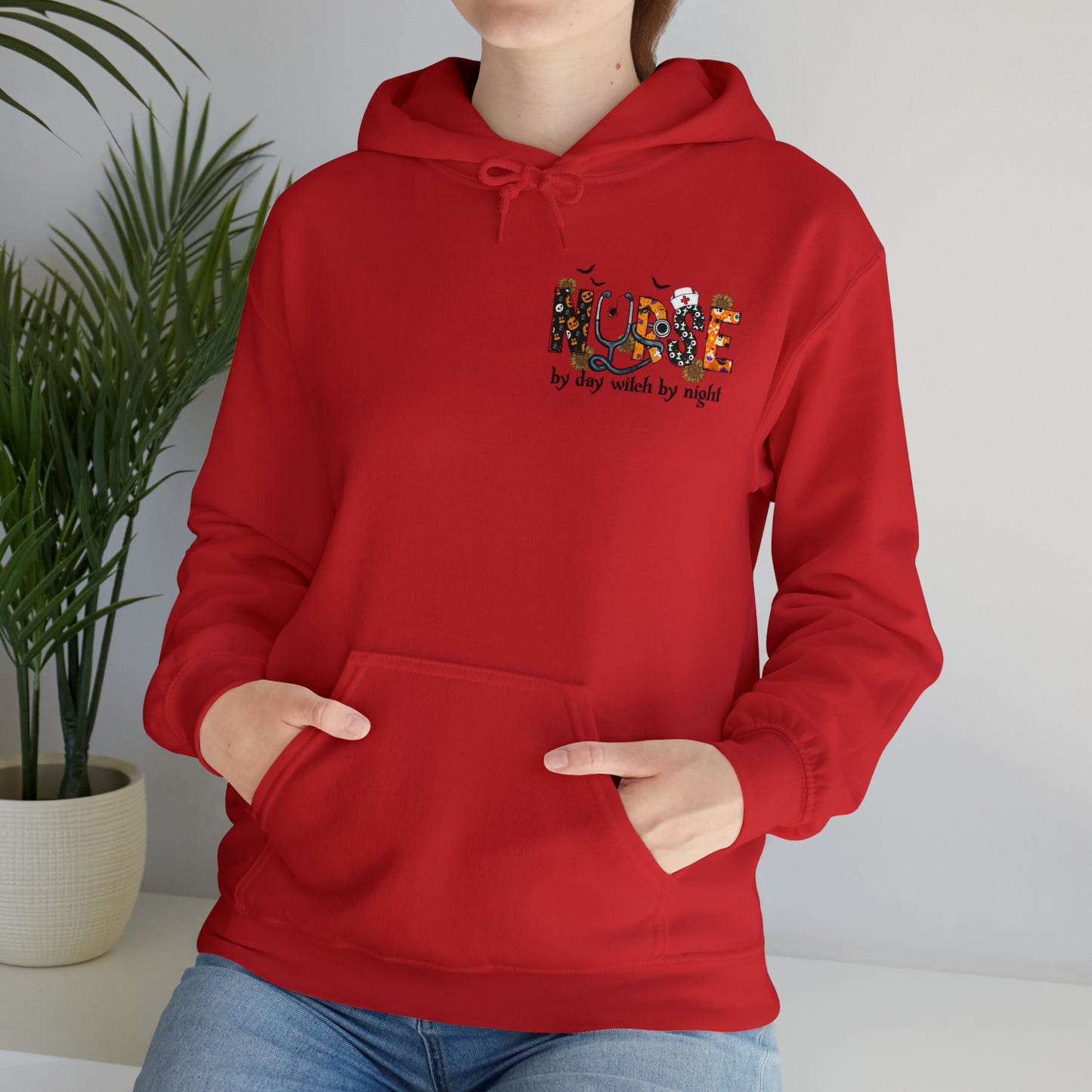 Magical Nurse Halloween Hooded Sweatshirt