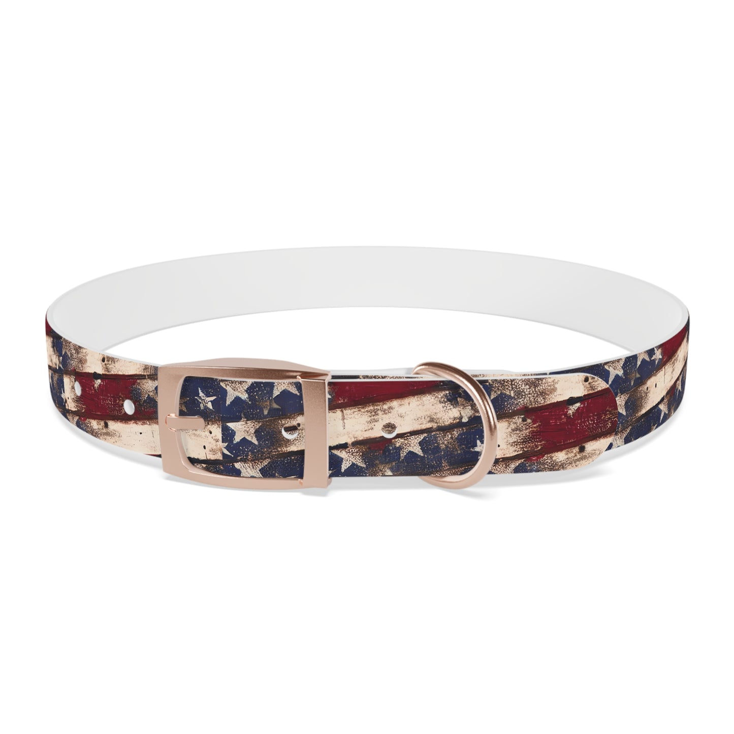 Distressed Flag Dog Collar