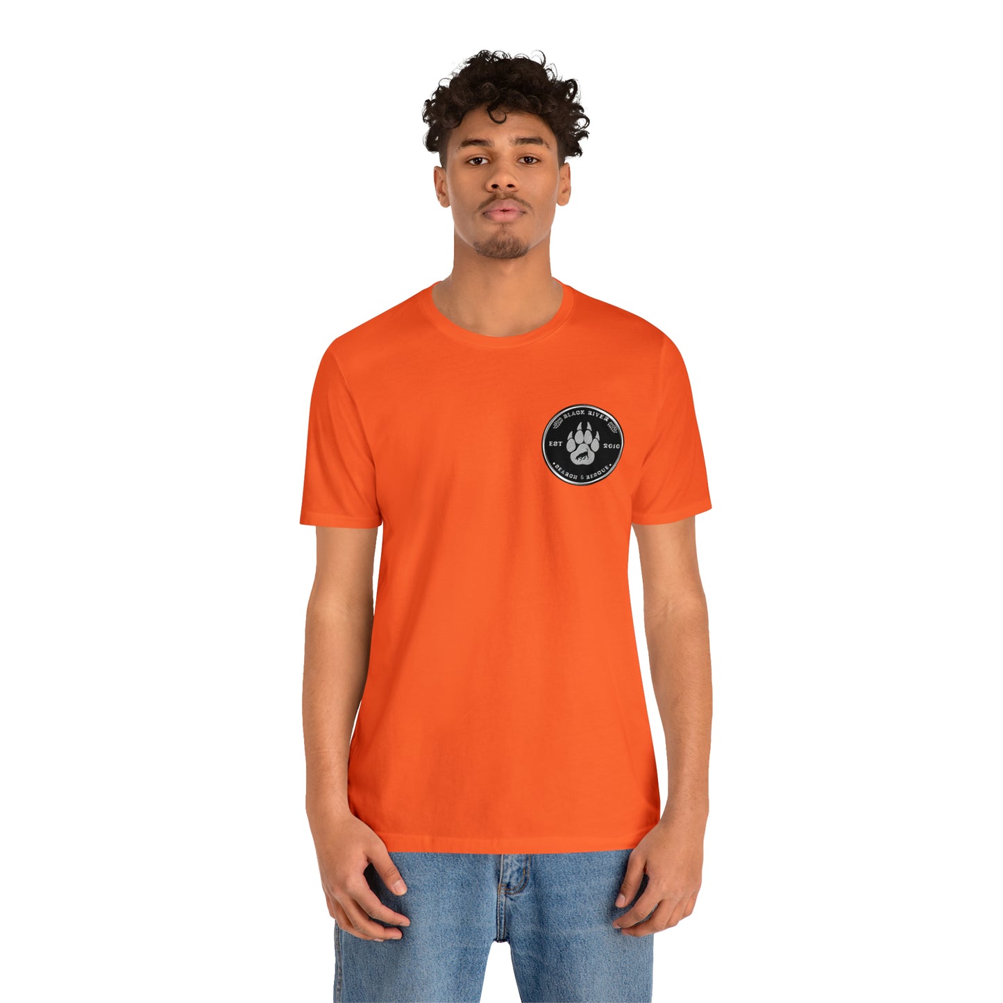 Black River logo black Short Sleeve Tee