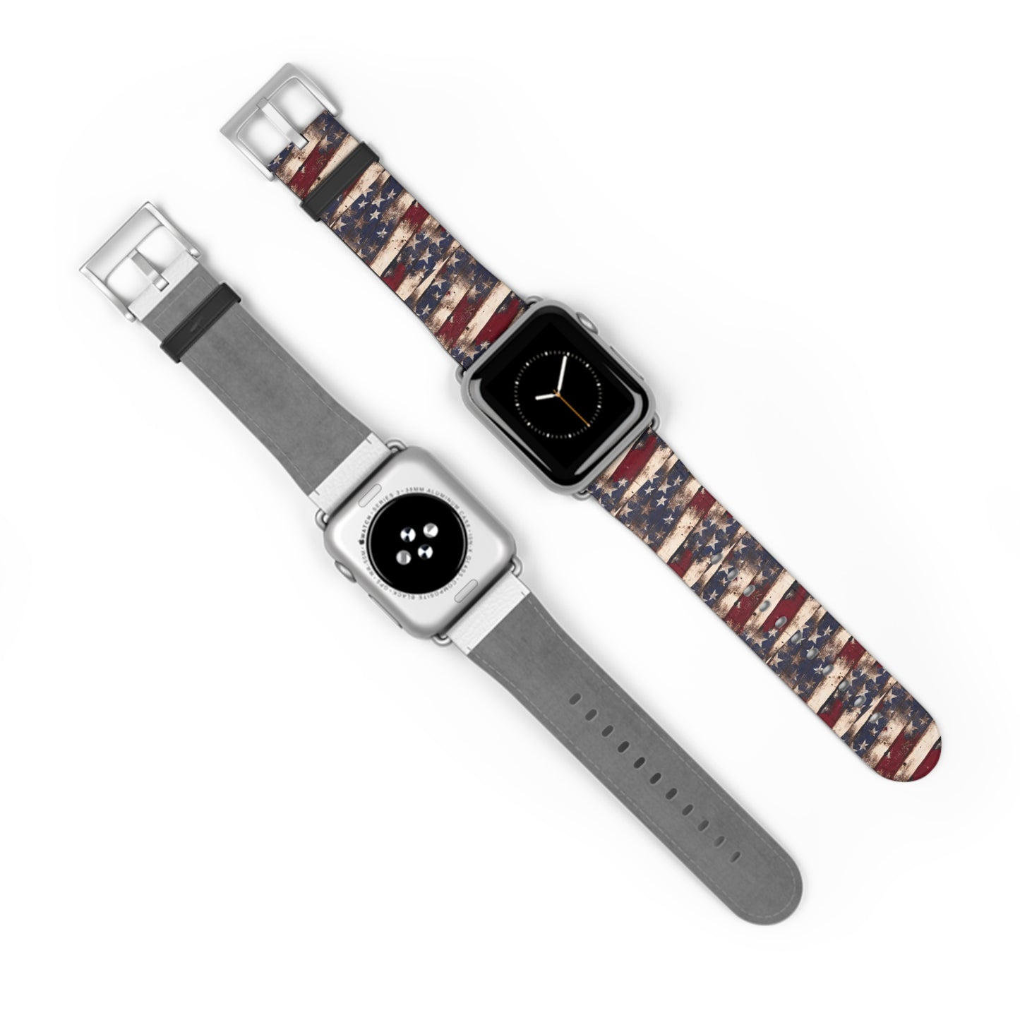 Distressed American Flag Apple Watch Band