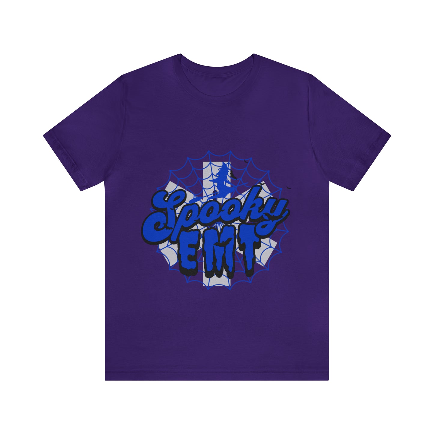 Fun Halloween EMT T-shirt, Blue Spooky EMT shirt, EMT shirt, Halloween shirt,