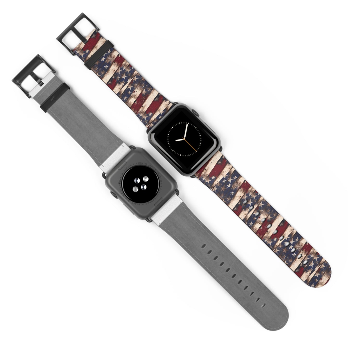 Distressed American Flag Apple Watch Band