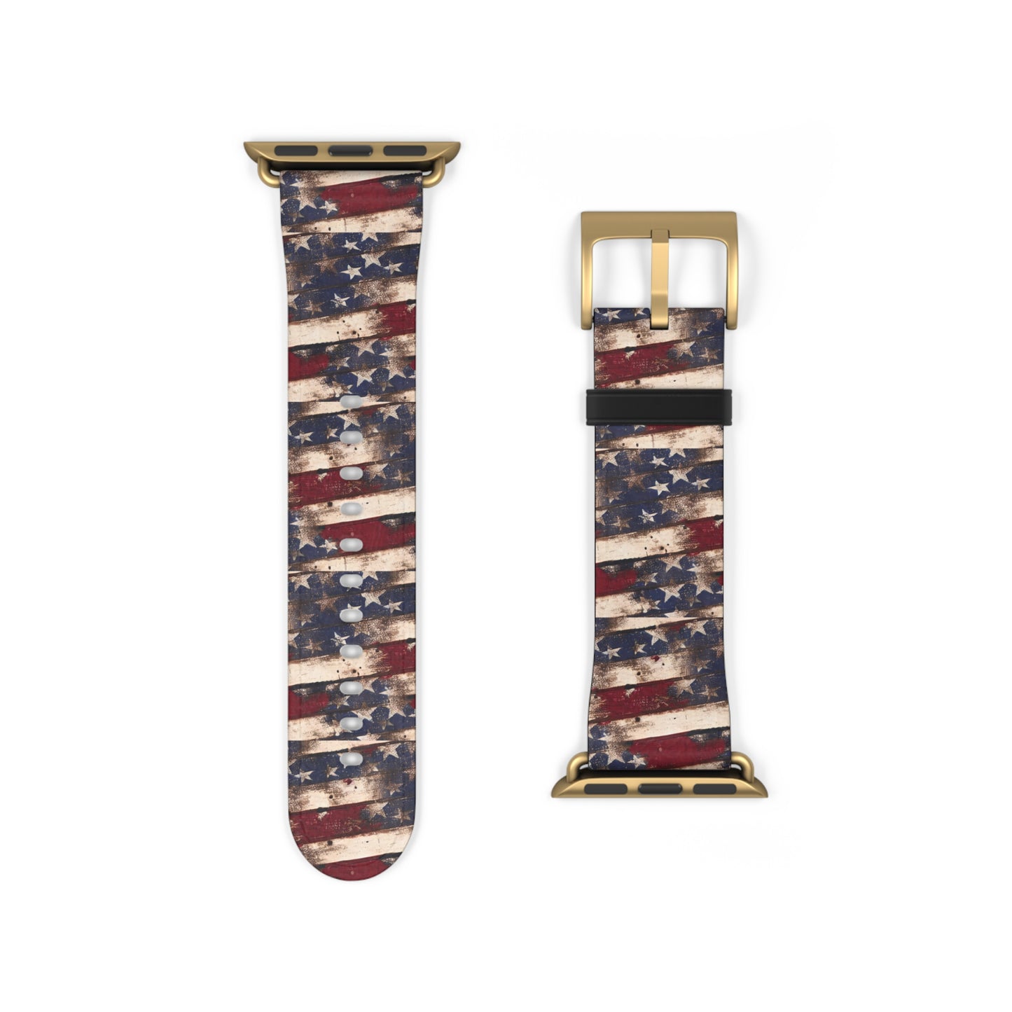 Distressed American Flag Apple Watch Band