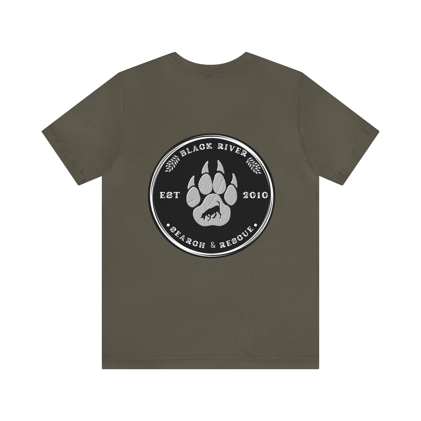 BRSAR Black Logo Jersey Short Sleeve Tee