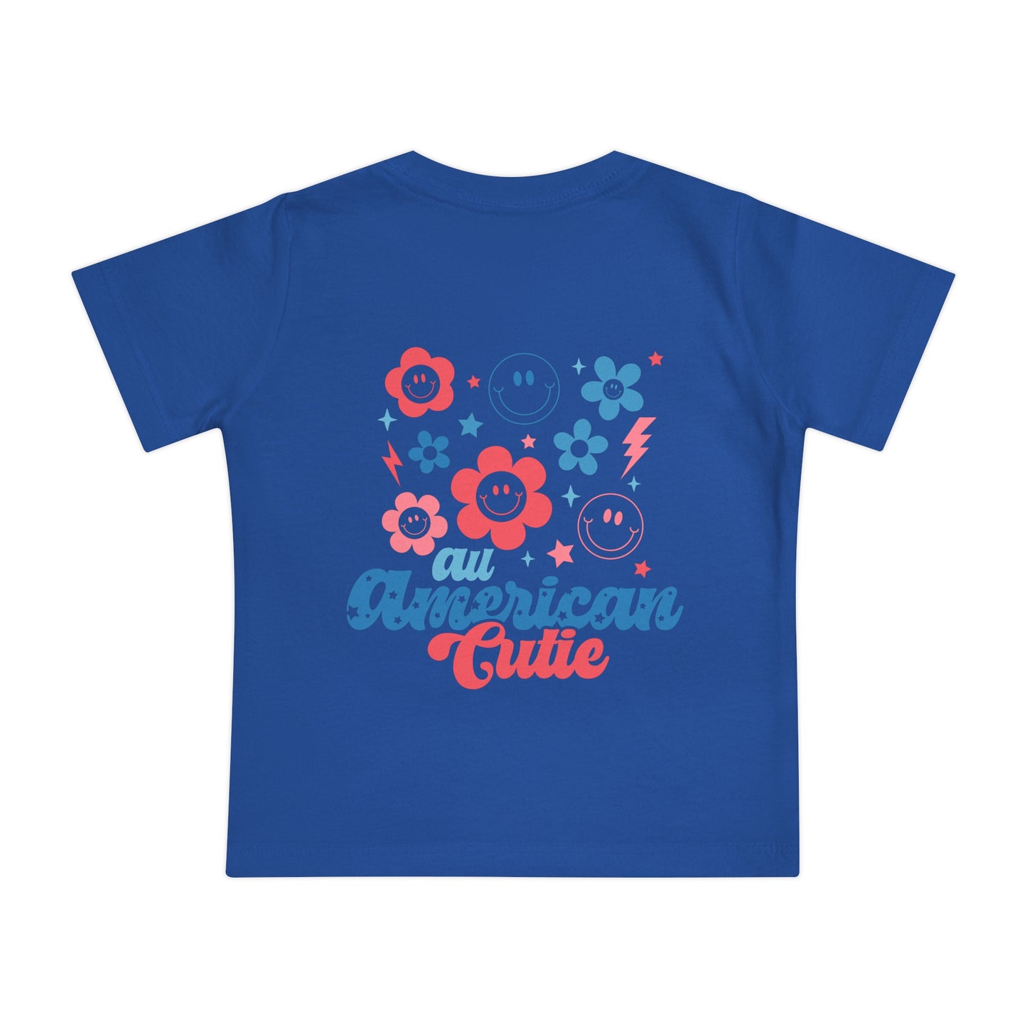 Little firecracker 4th of July Baby Short Sleeve T-Shirt Patriotic