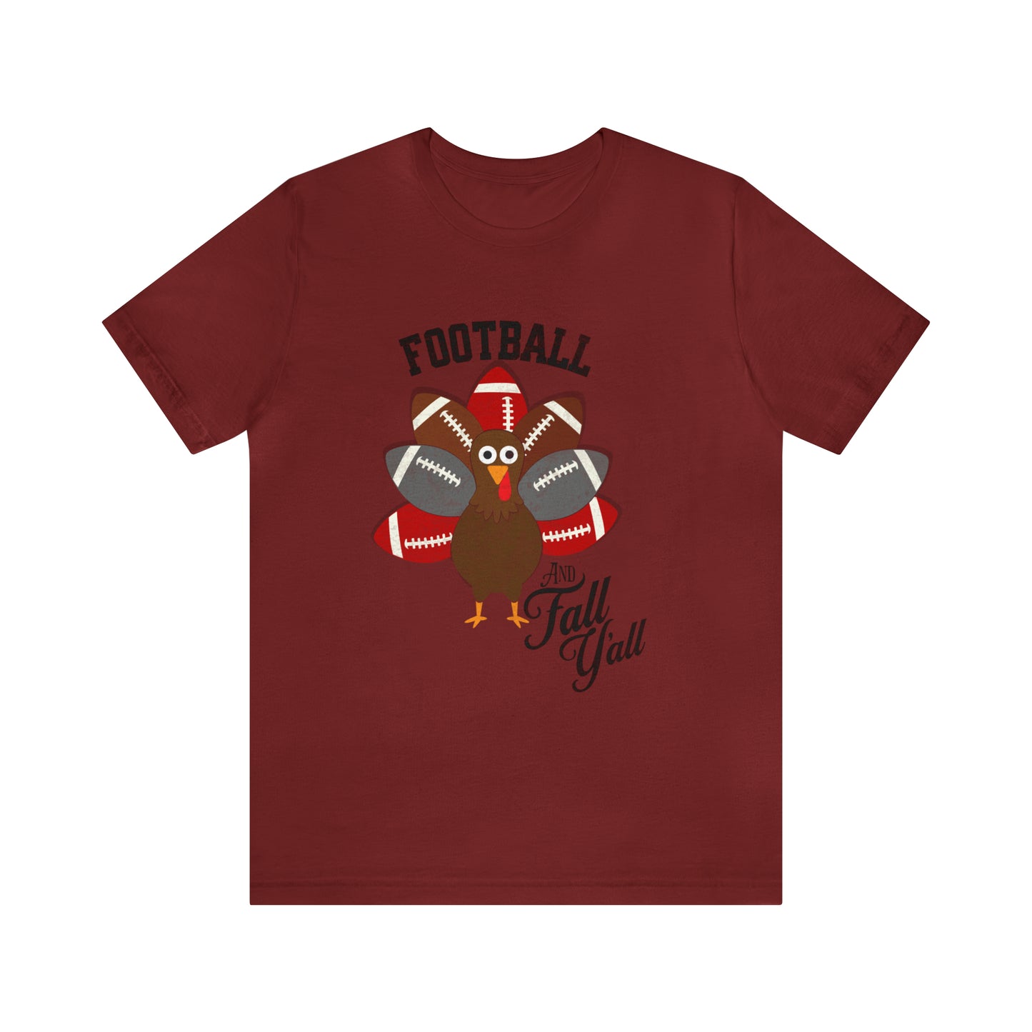 Vintage Red and Gray Football Short Sleeve Tee, Football and turkey shirt, Ohio State