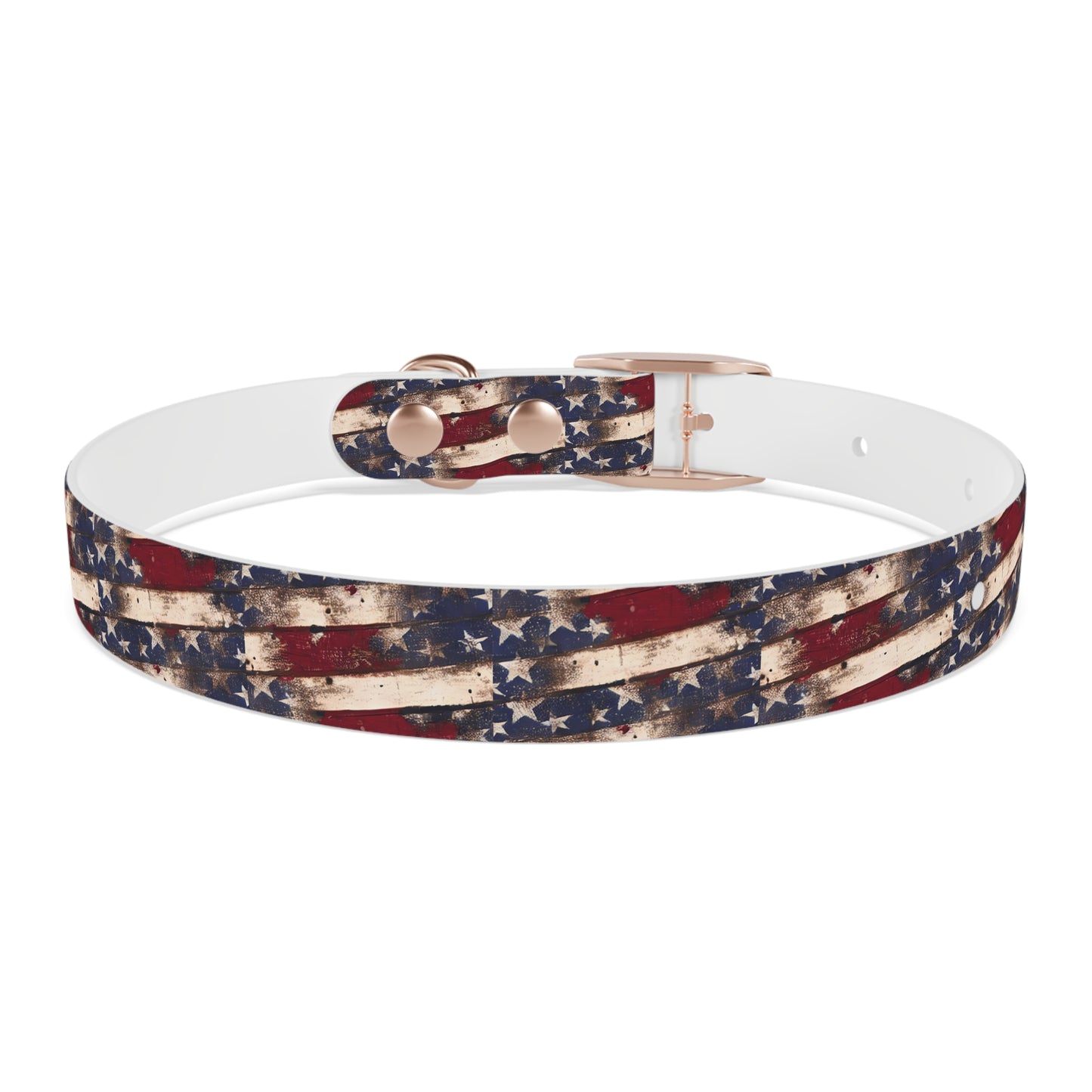 Distressed Flag Dog Collar