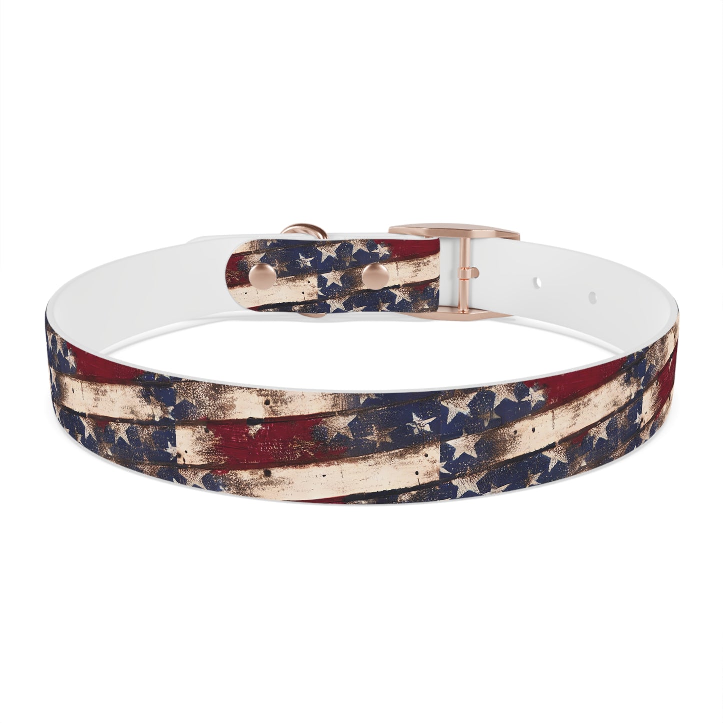 Distressed Flag Dog Collar