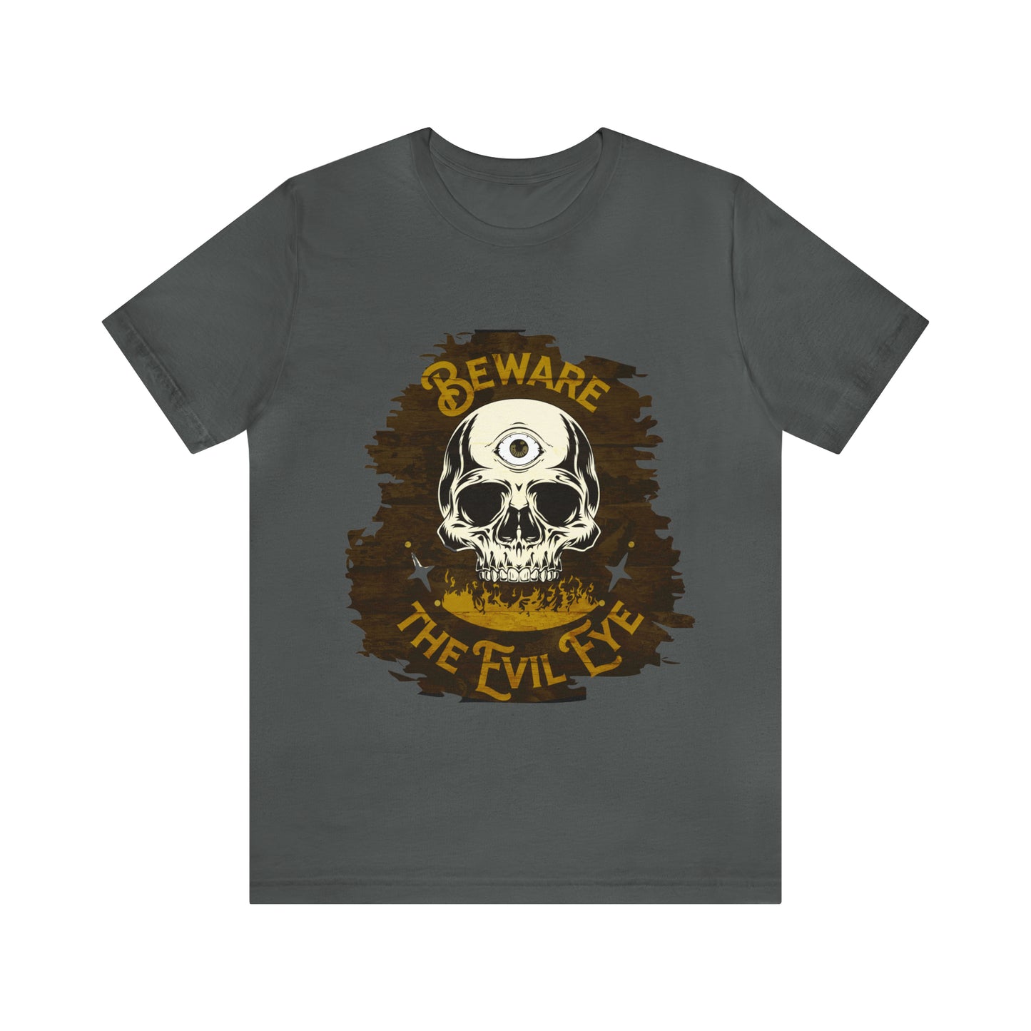 Brown Evil Eye Halloween Shirt, Halloween shirt, Skull Shirt