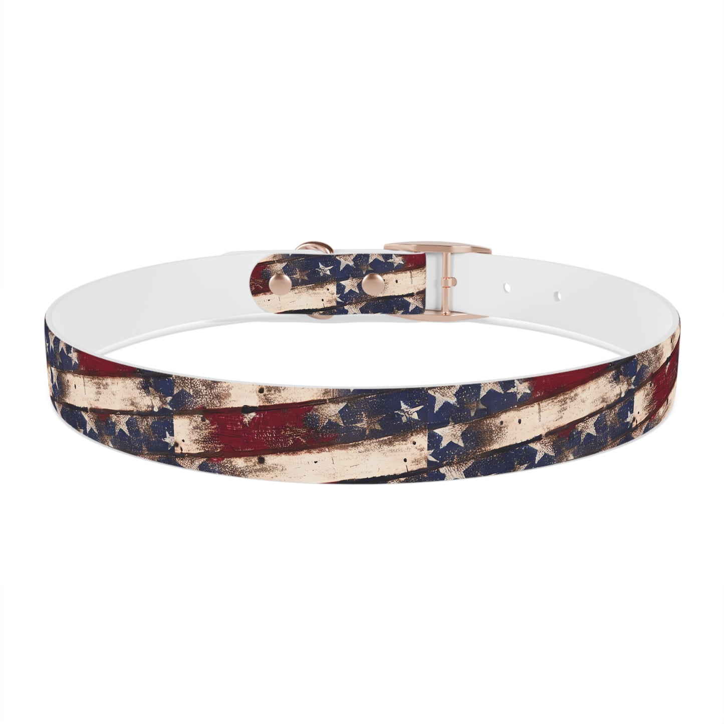 Distressed Flag Dog Collar