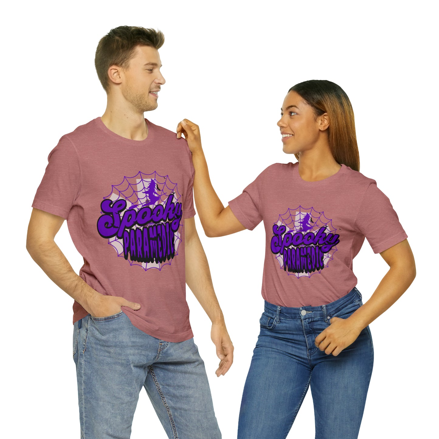 Fun Halloween Paramedic Shirt, Halloween shirt, Purple Spooky Paramedic shirt, Paramedic gift