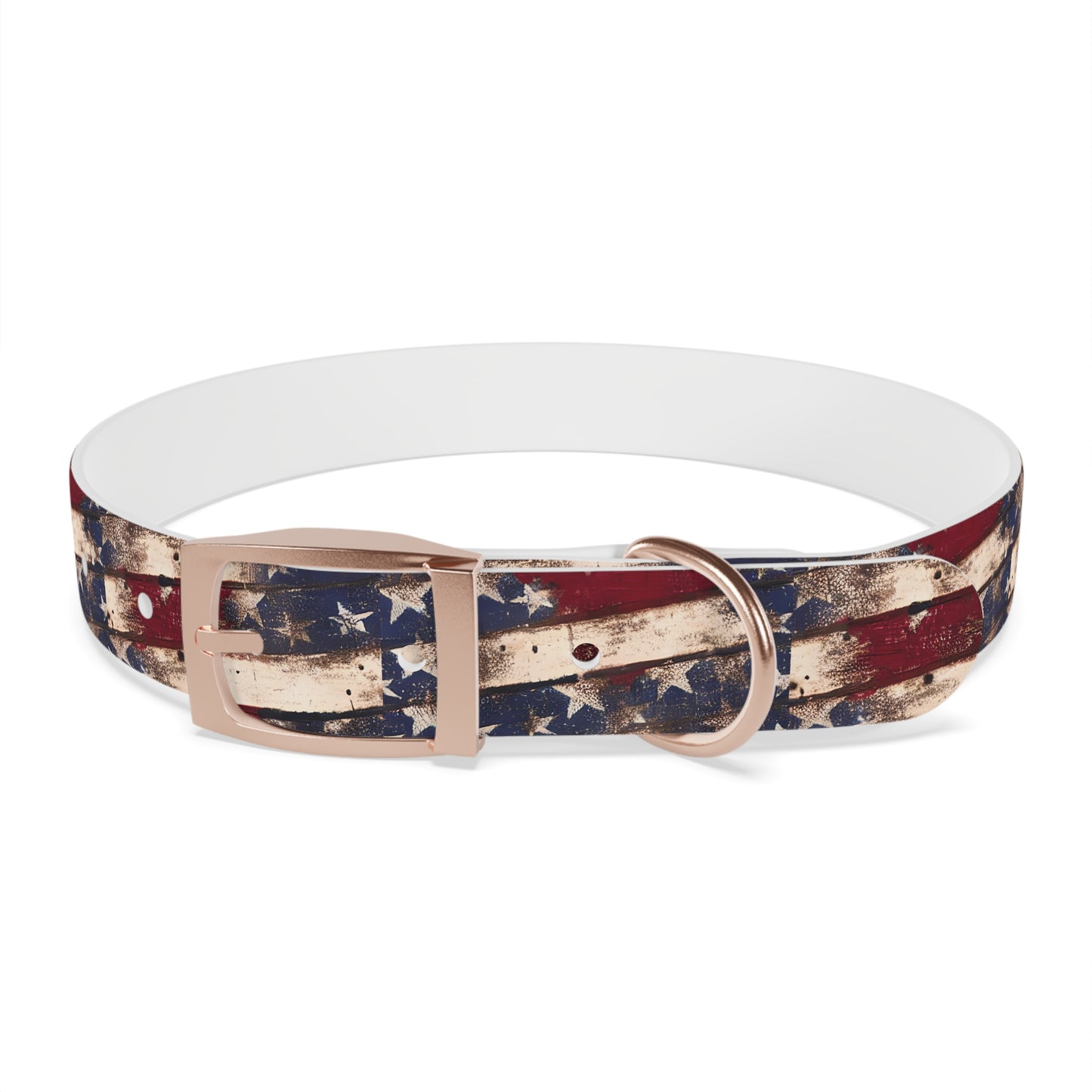 Distressed Flag Dog Collar