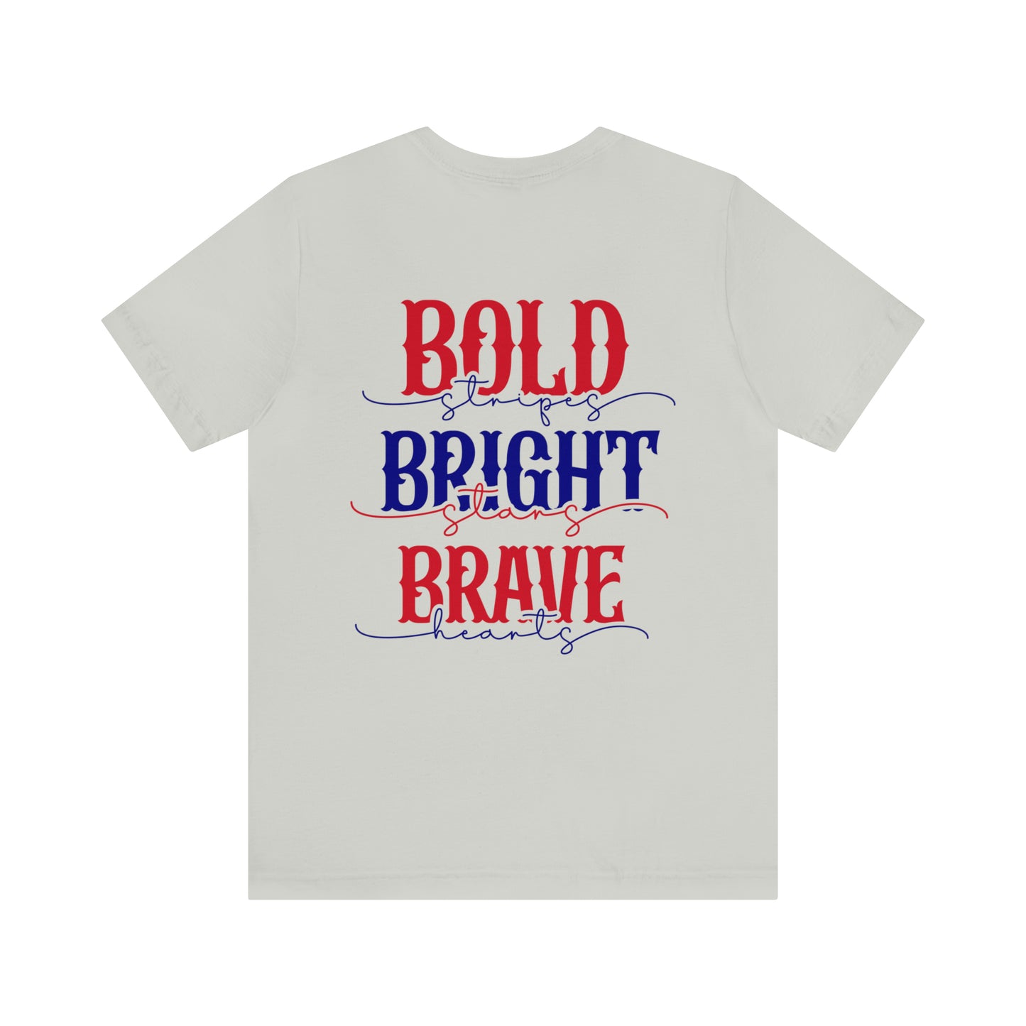 American Flag Unisex Jersey Short Sleeve Tee Patriotic July 4th
