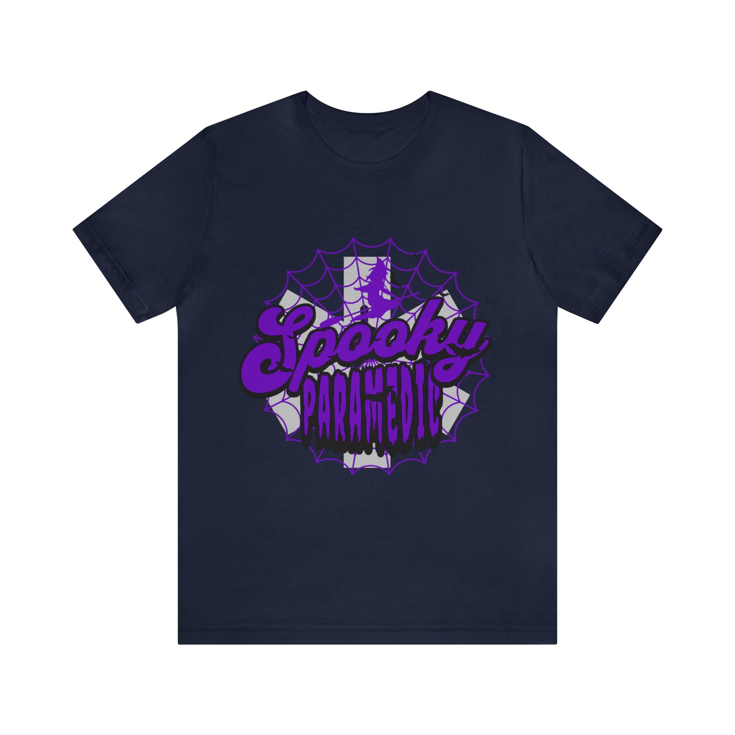 Fun Halloween Paramedic Shirt, Halloween shirt, Purple Spooky Paramedic shirt, Paramedic gift