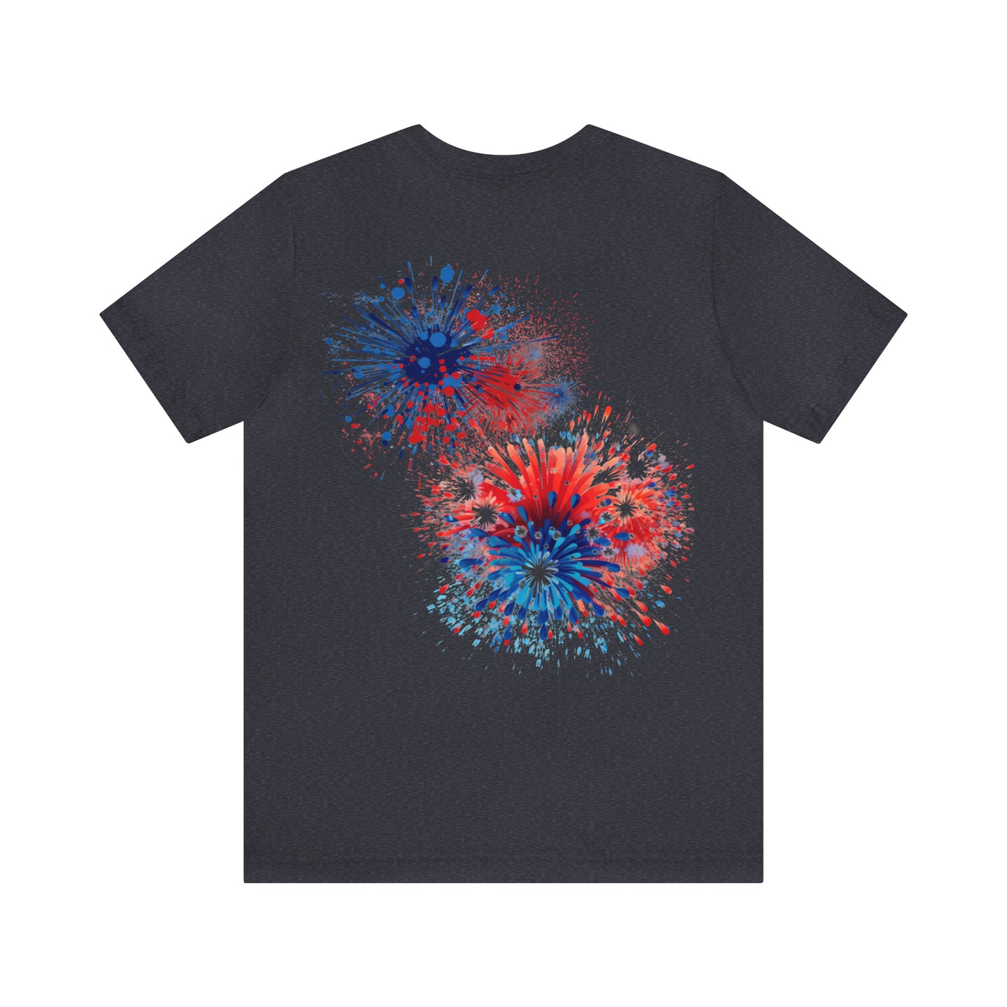 Freedom Smiley Face Flag Unisex Jersey Short Sleeve Tee Patriotic American Flag