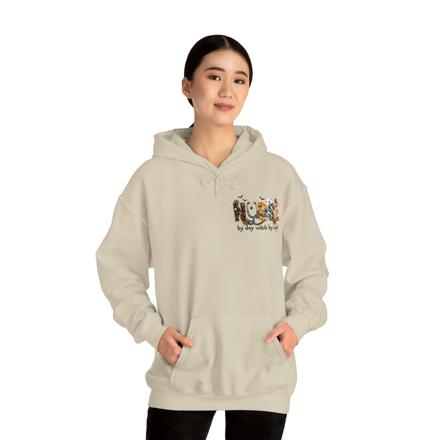 Magical Nurse Halloween Hooded Sweatshirt