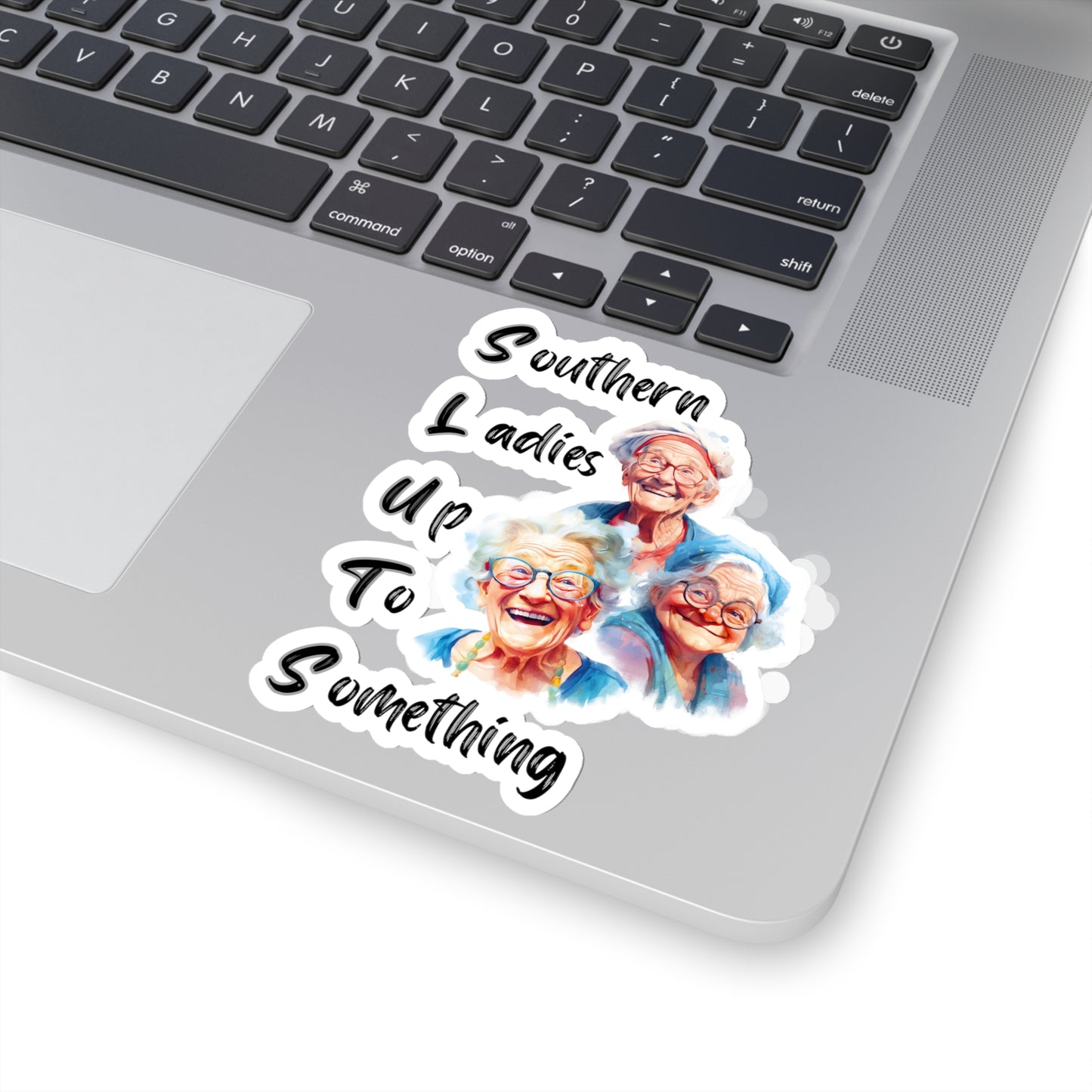 Southern Ladies Up to Something Kiss-Cut Stickers Funny lady sticker