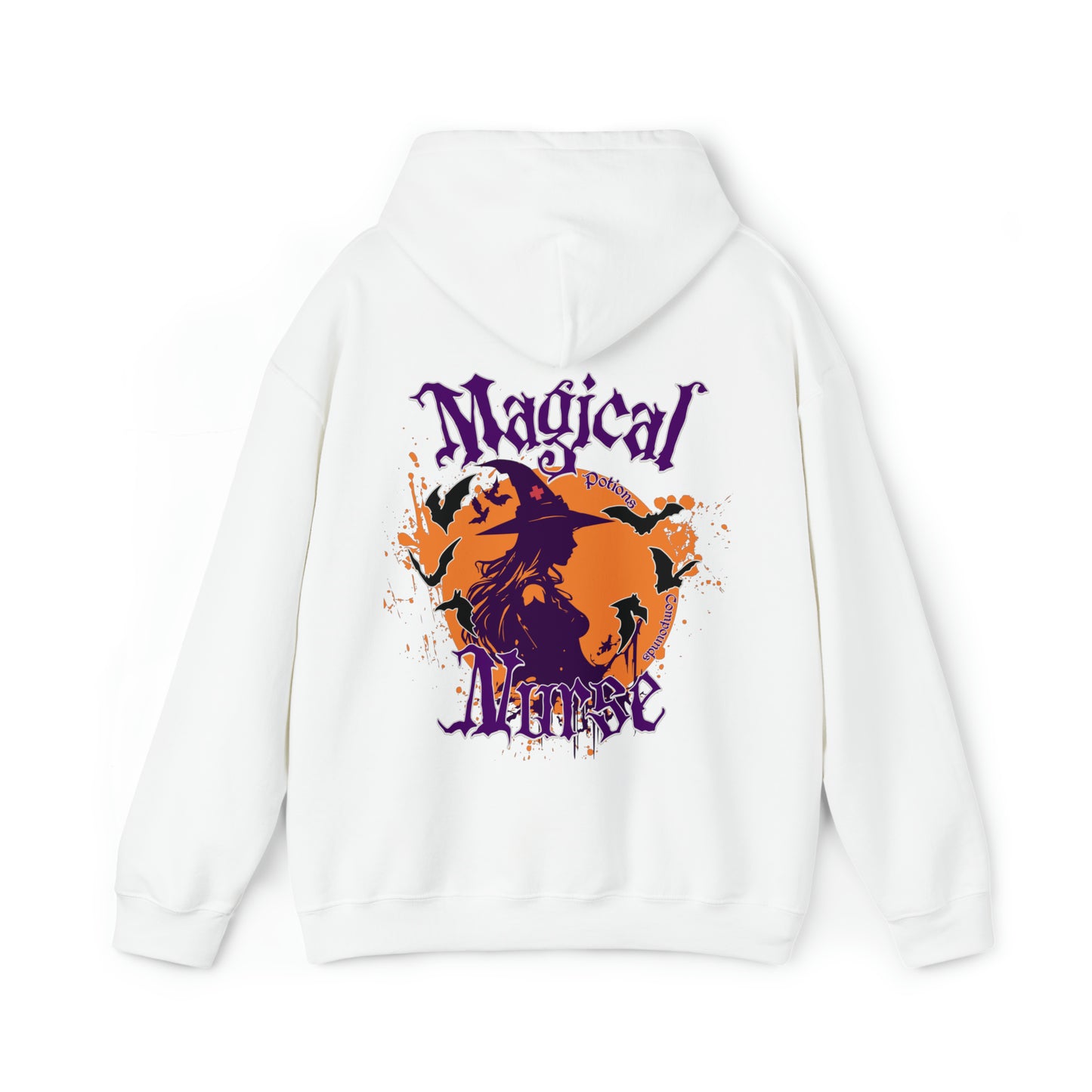 Magical Nurse Halloween Hooded Sweatshirt