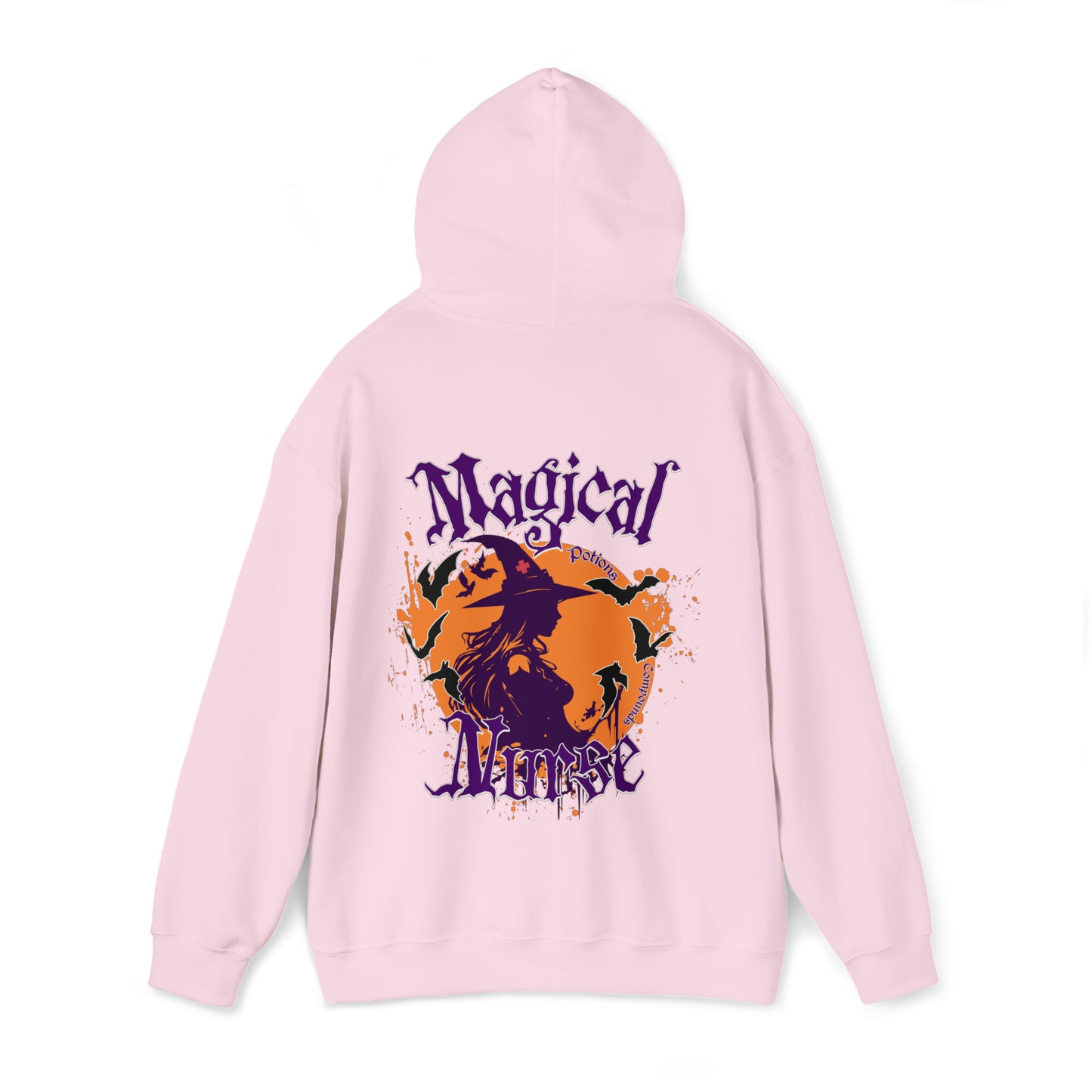 Magical Nurse Halloween Hooded Sweatshirt