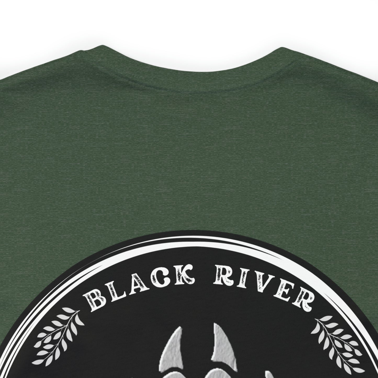 Black River Search & Rescue Logo Black Unisex Jersey Short Sleeve Tee