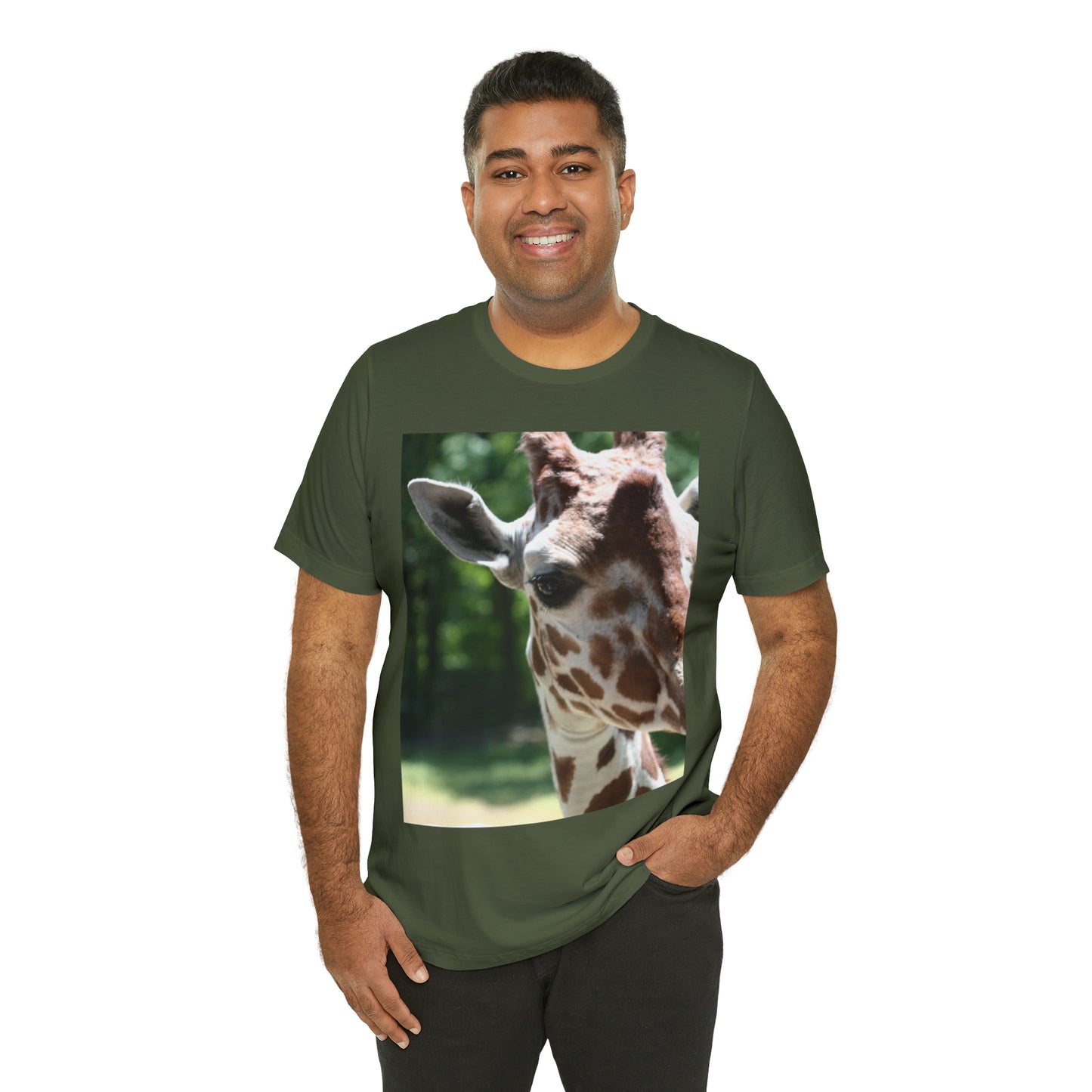 Unisex Jersey Short Sleeve Tee, Giraffe