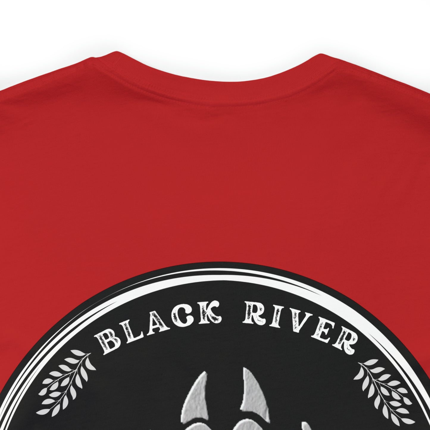 Black River Search & Rescue Logo Black Unisex Jersey Short Sleeve Tee