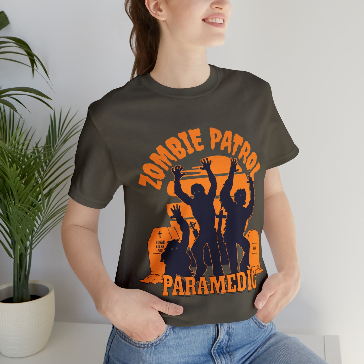 Fun Halloween Zombie Paramedic shirt, Paramedic Halloween shirt, Zombie Halloween shirt