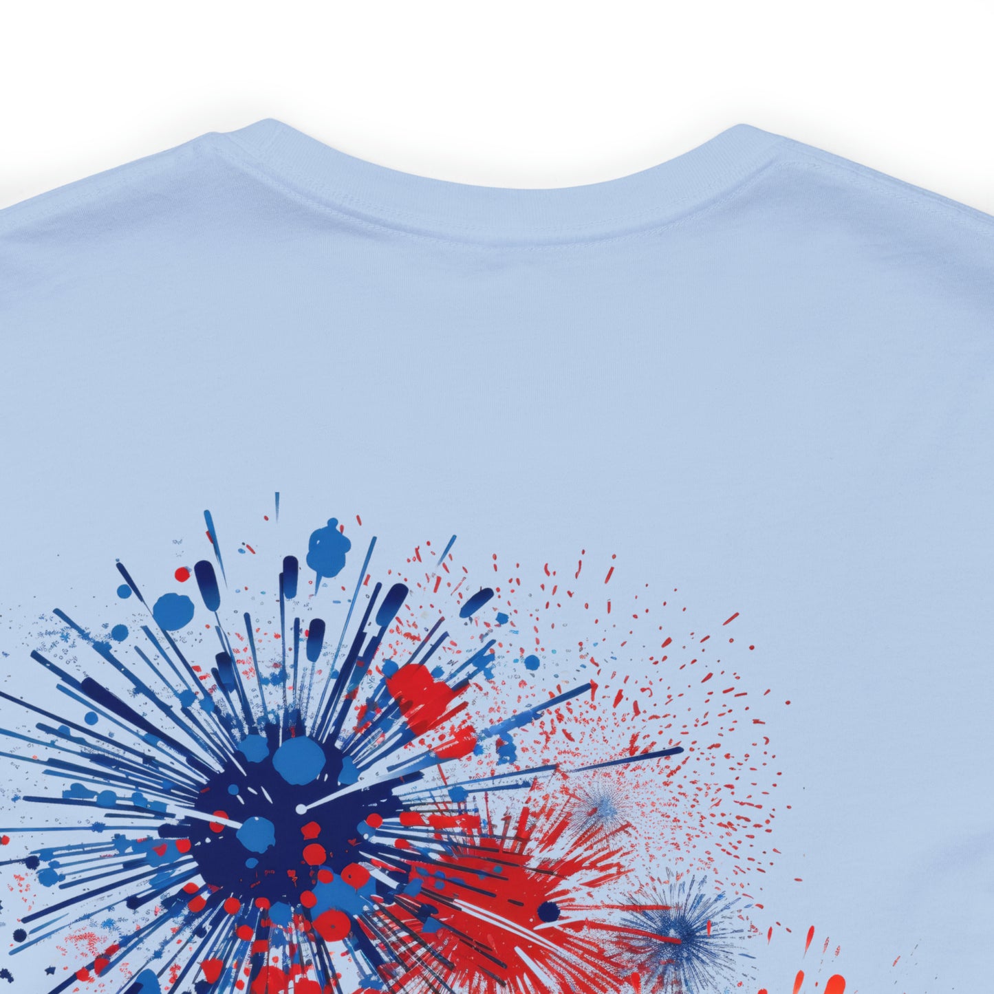Freedom Smiley Face Flag Unisex Jersey Short Sleeve Tee Patriotic American Flag