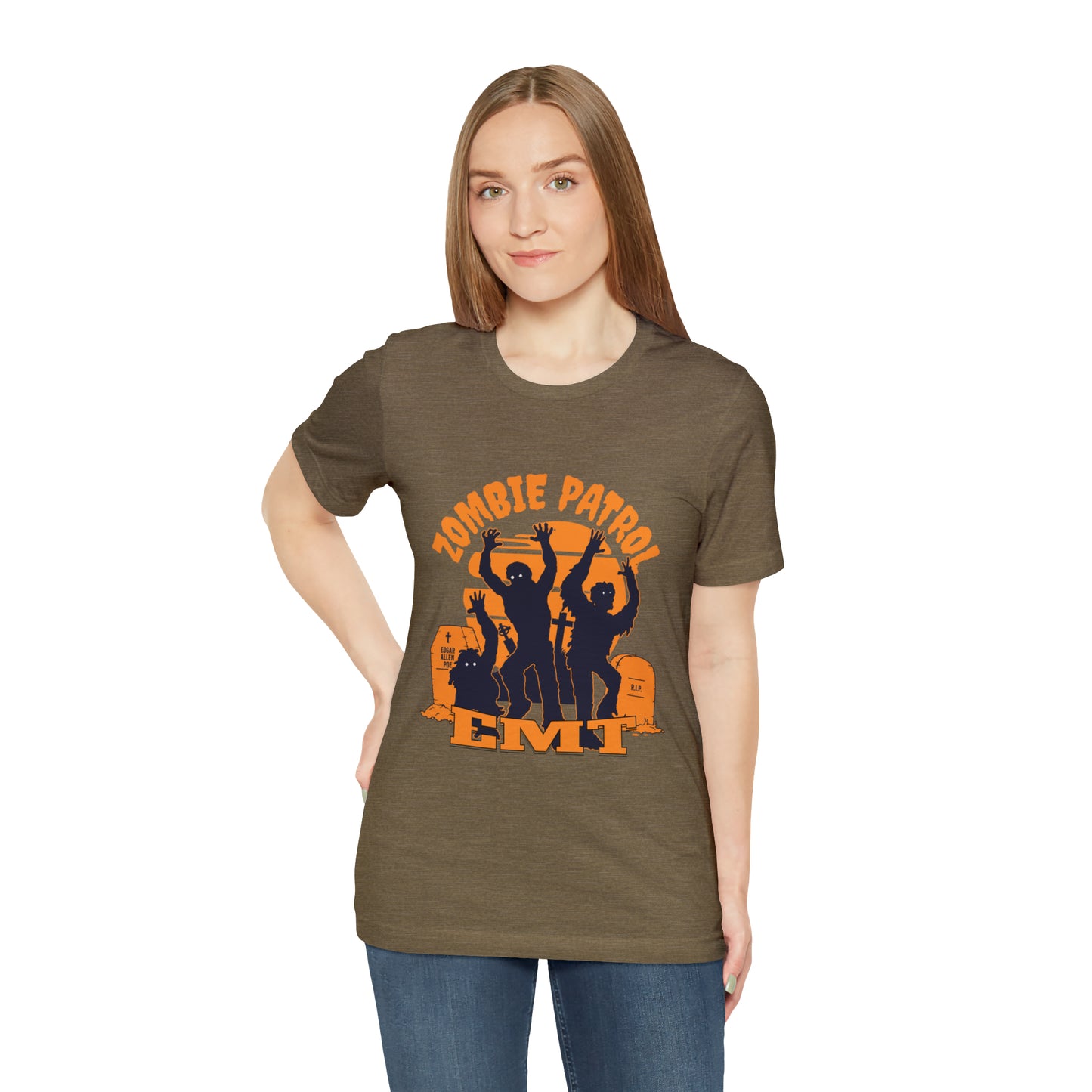 Halloween Zombie Patrol EMT Short Sleeve Tee