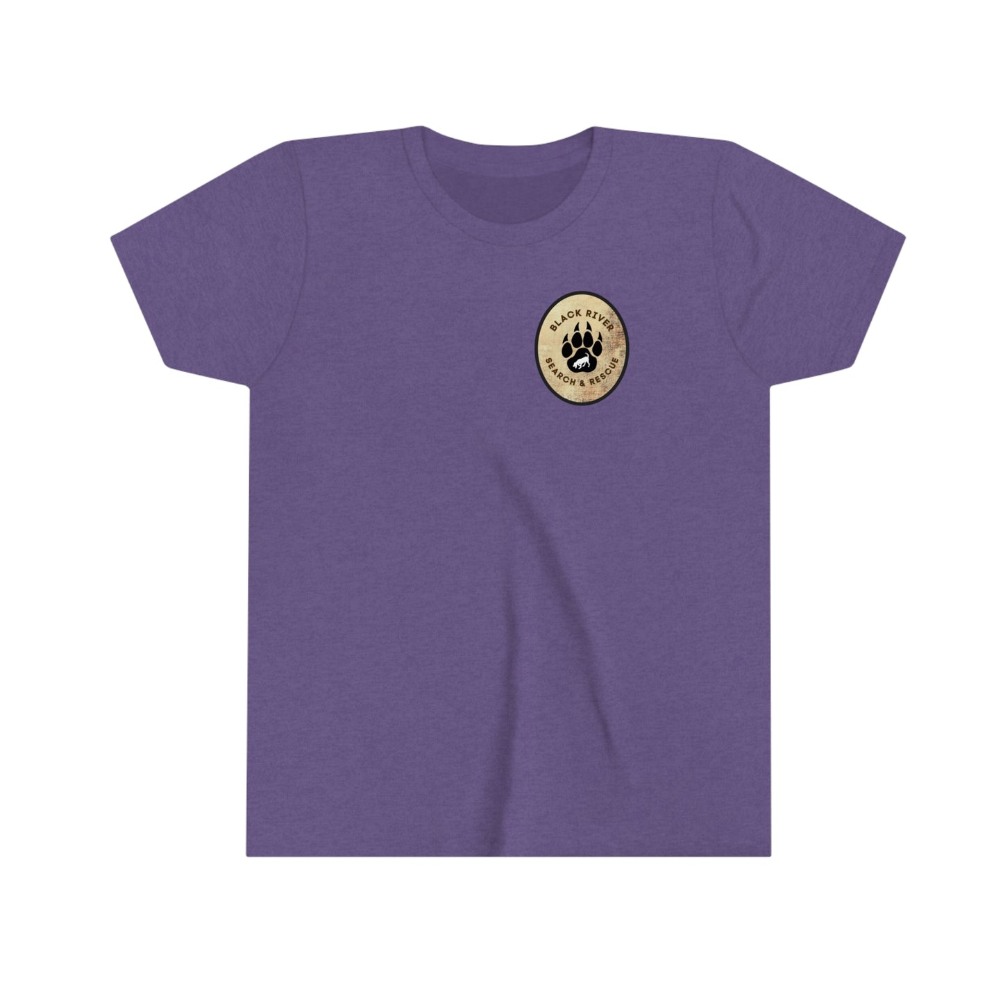 Black River Search & Rescue Logo Youth Short Sleeve Tee