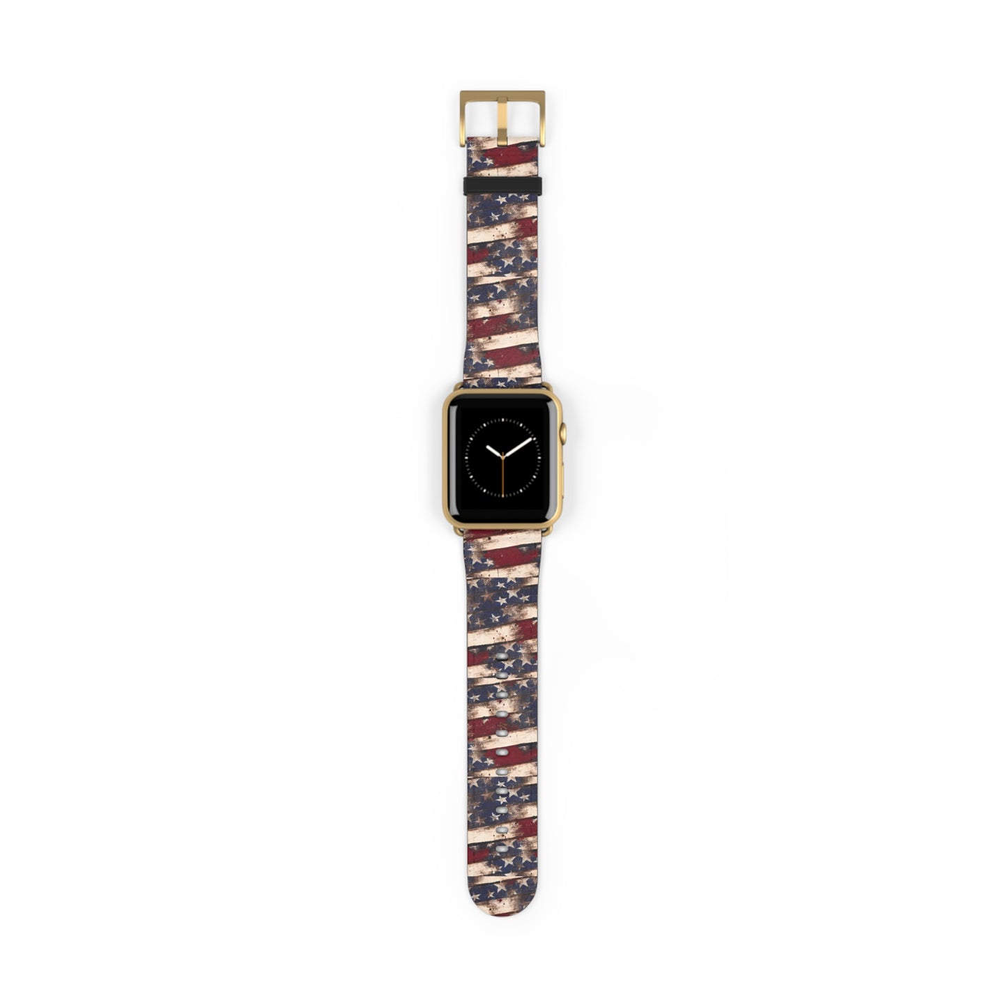 Distressed American Flag Apple Watch Band