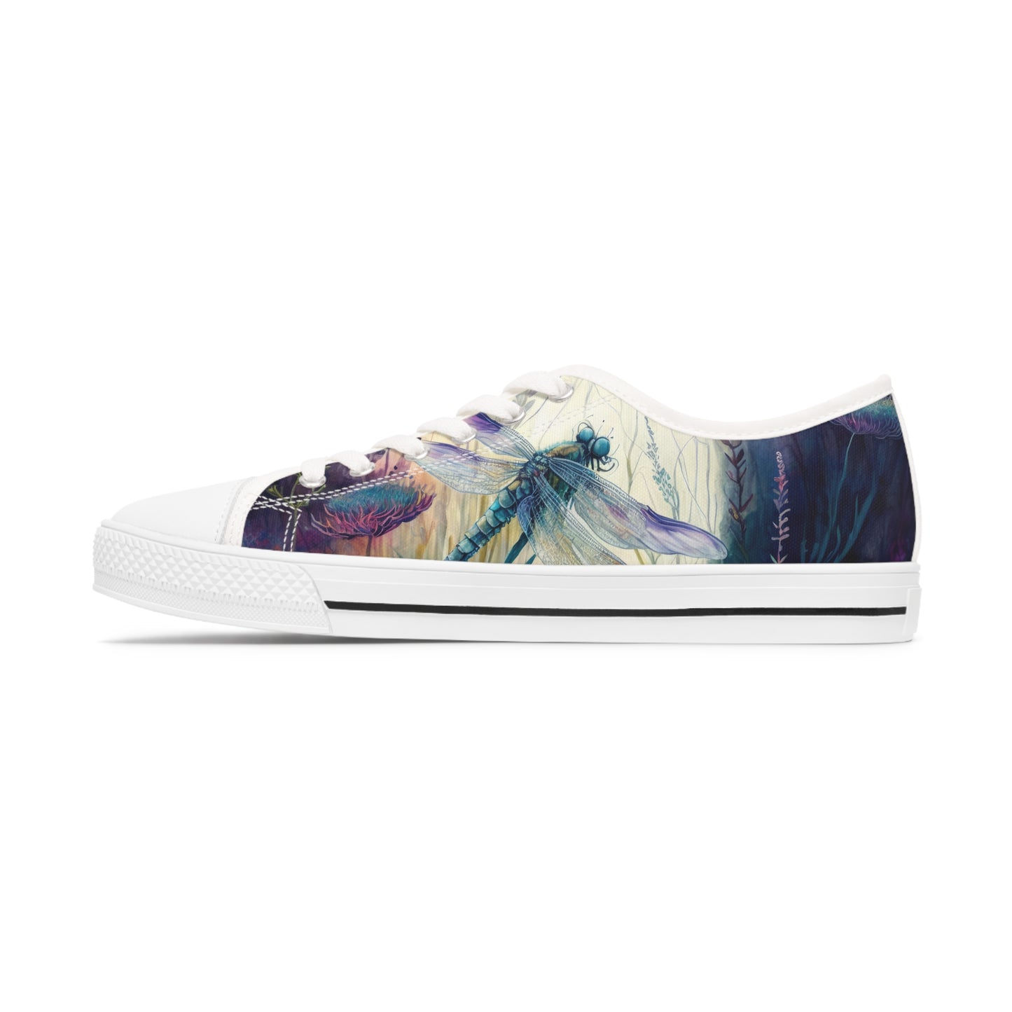 Women's Low Top Sneakers, Dragonfly