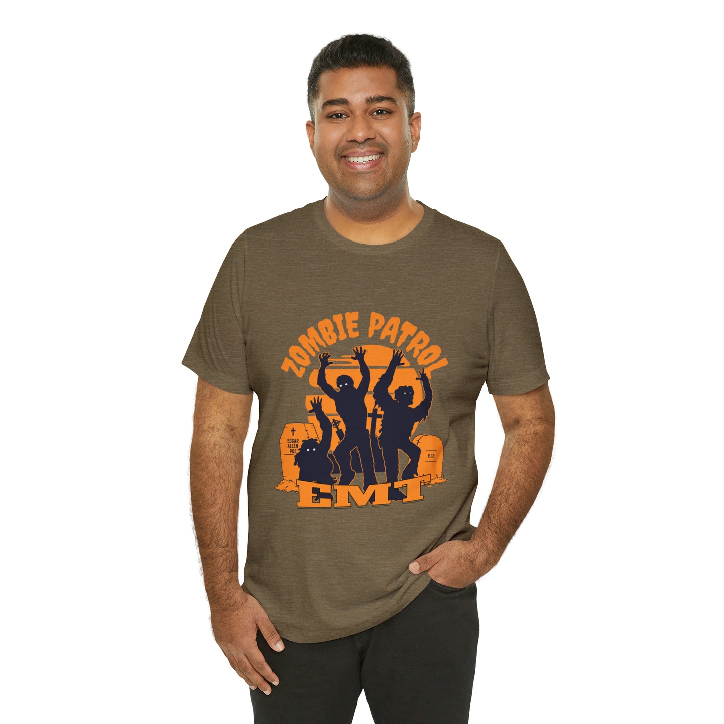 Halloween Zombie Patrol EMT Short Sleeve Tee