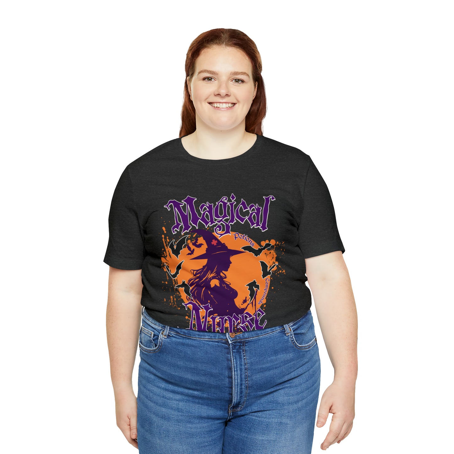 Magical Nurse Halloween short sleeved shirt