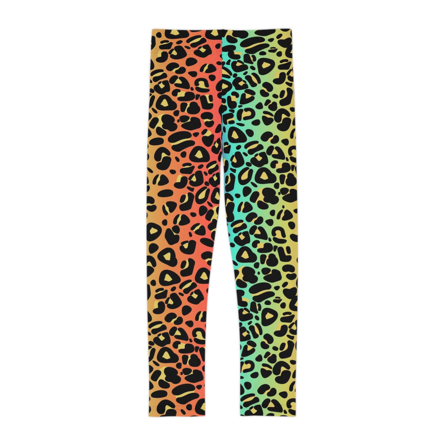 Kids Leggings Rainbow leopard print