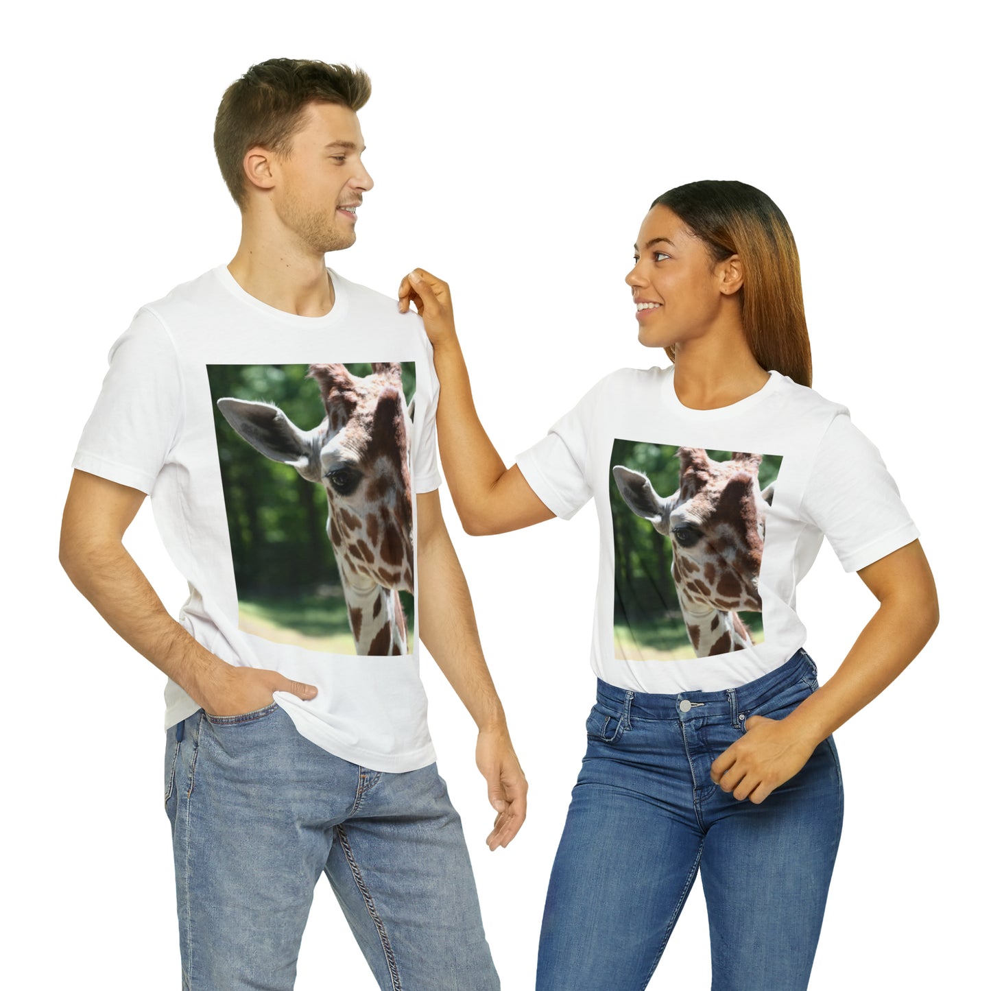 Unisex Jersey Short Sleeve Tee, Giraffe