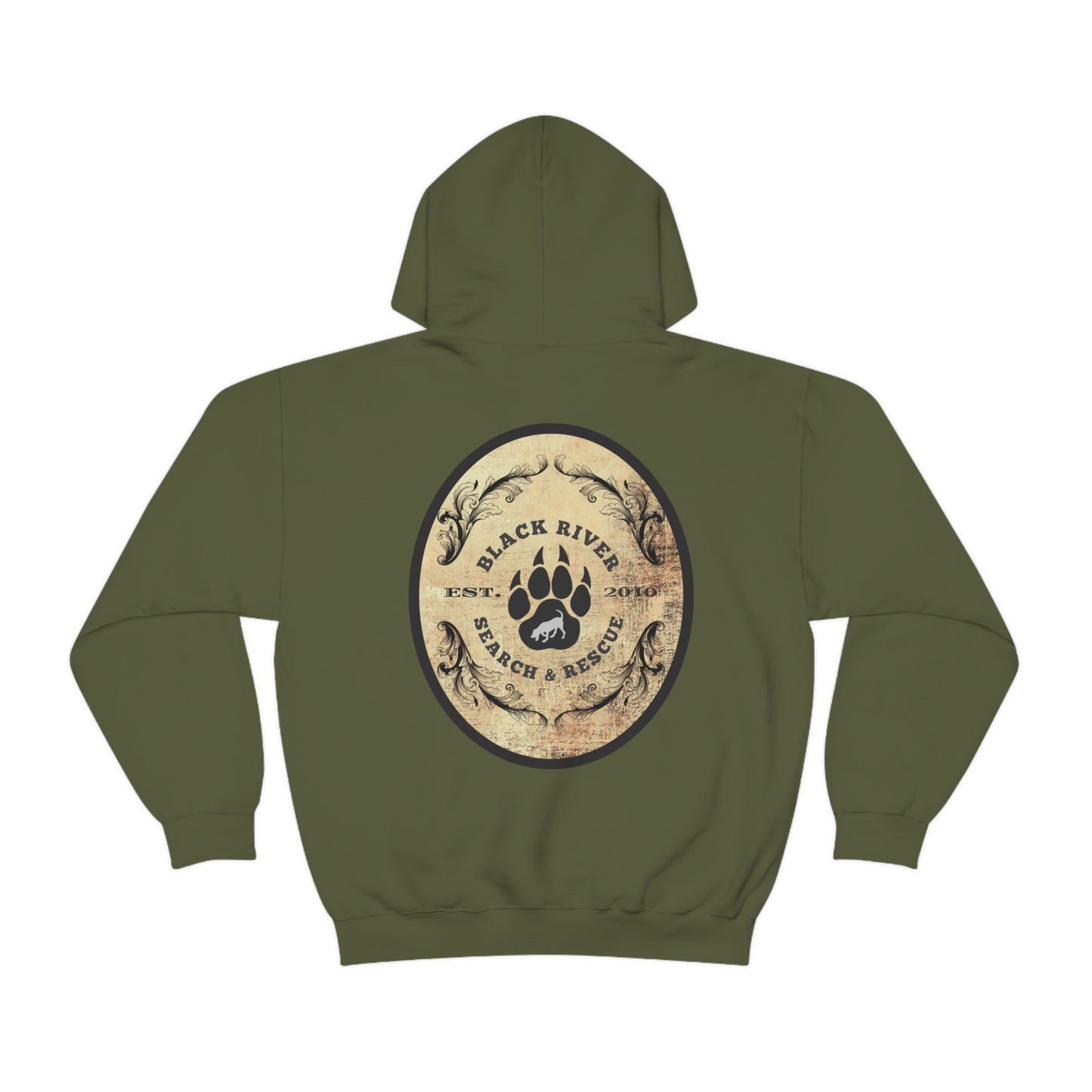 Black River Search & Rescue Logo Unisex Heavy Blend™ Hooded Sweatshirt