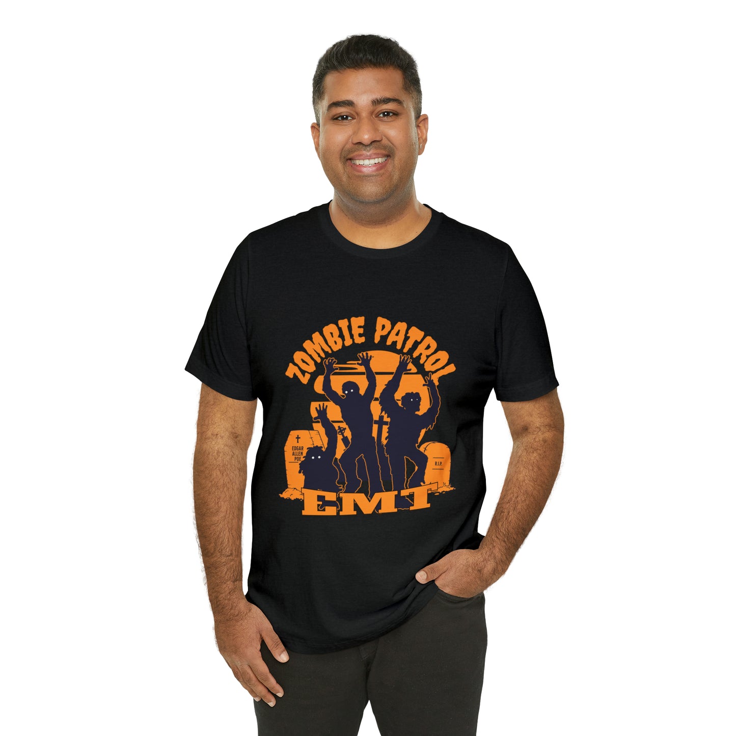 Halloween Zombie Patrol EMT Short Sleeve Tee