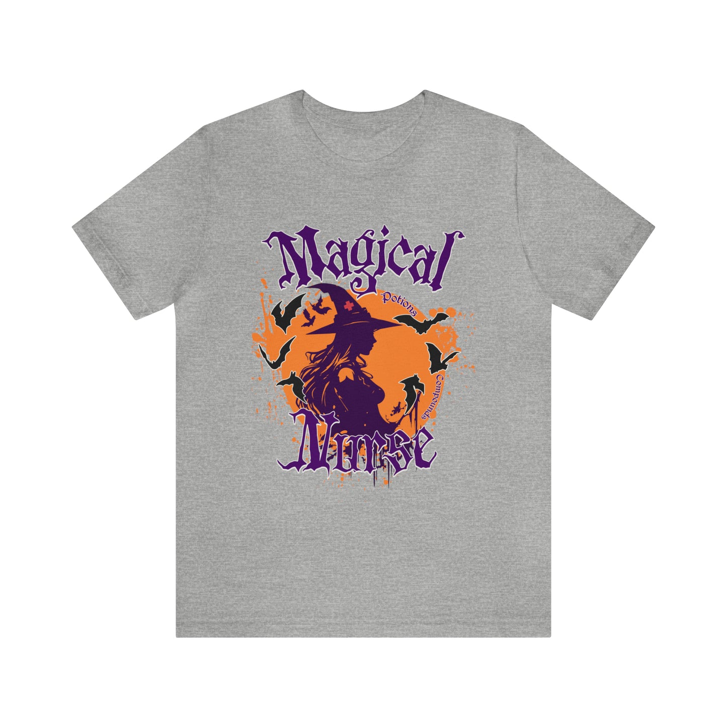 Magical Nurse Halloween short sleeved shirt