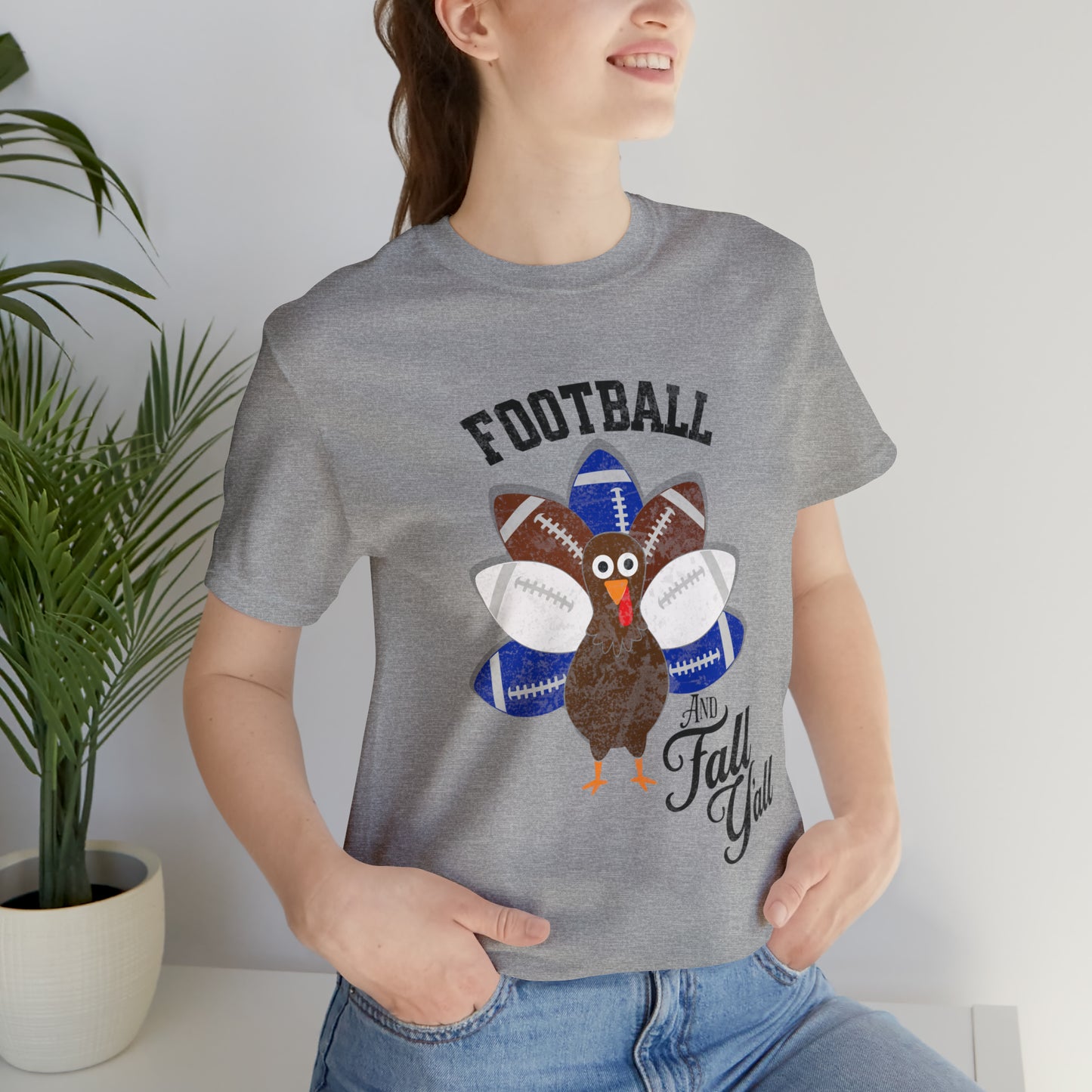 Vintage Blue and White Football Short Sleeve Tee, Football and turkey shirt, Kentucky