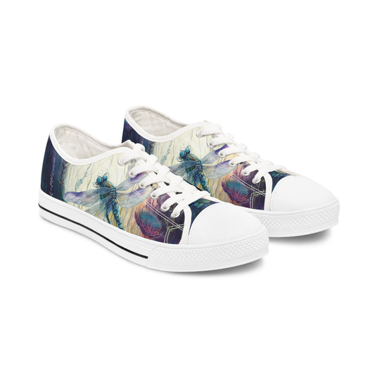 Women's Low Top Sneakers, Dragonfly