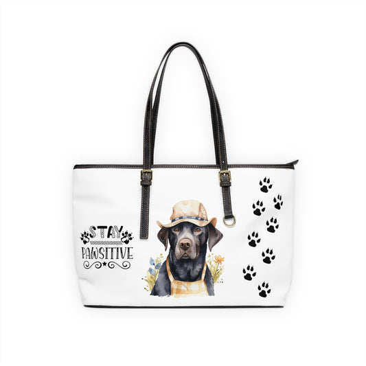 Country Lab Leather Shoulder Bag You had me at woof stay pawsitive