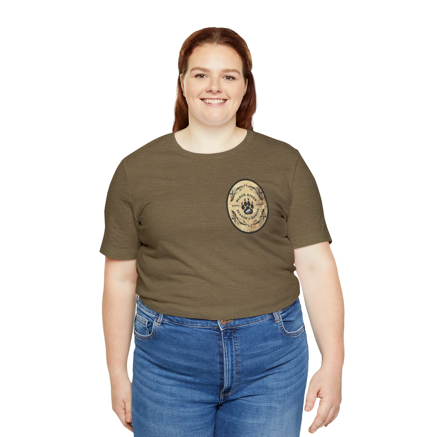 Black River Search & Rescue Logo Unisex Jersey Short Sleeve Tee