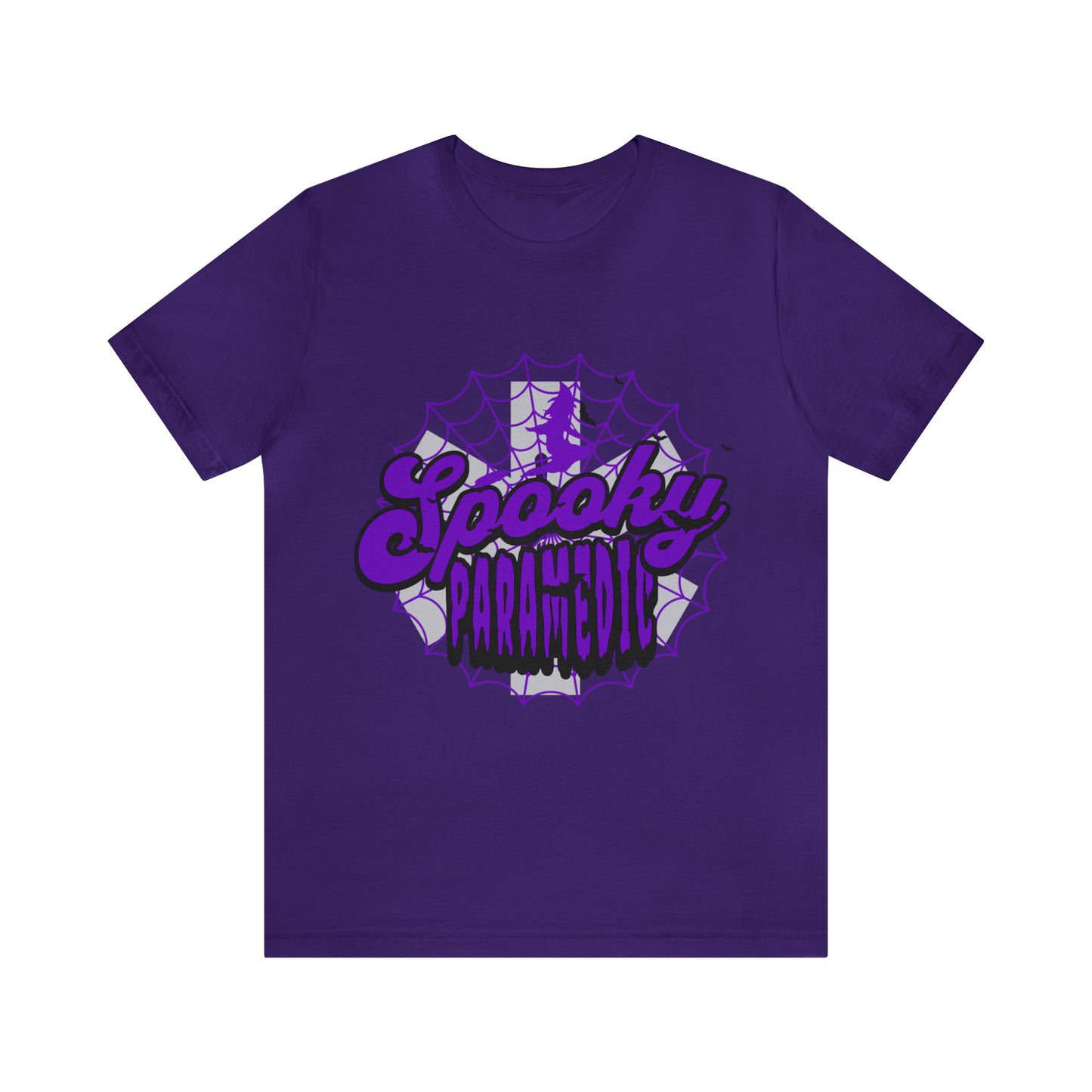 Fun Halloween Paramedic Shirt, Halloween shirt, Purple Spooky Paramedic shirt, Paramedic gift