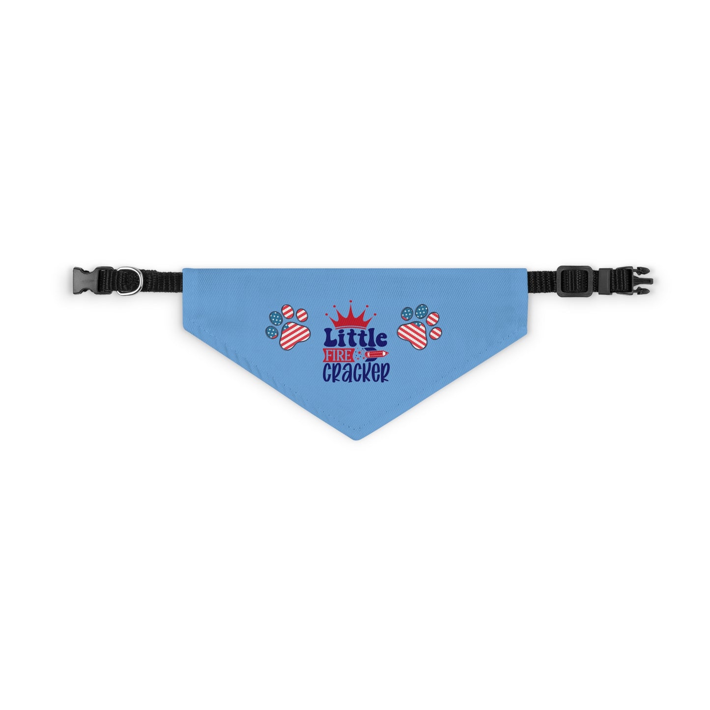 Pet Bandana Collar Little Firecracker July 4th Patriotic