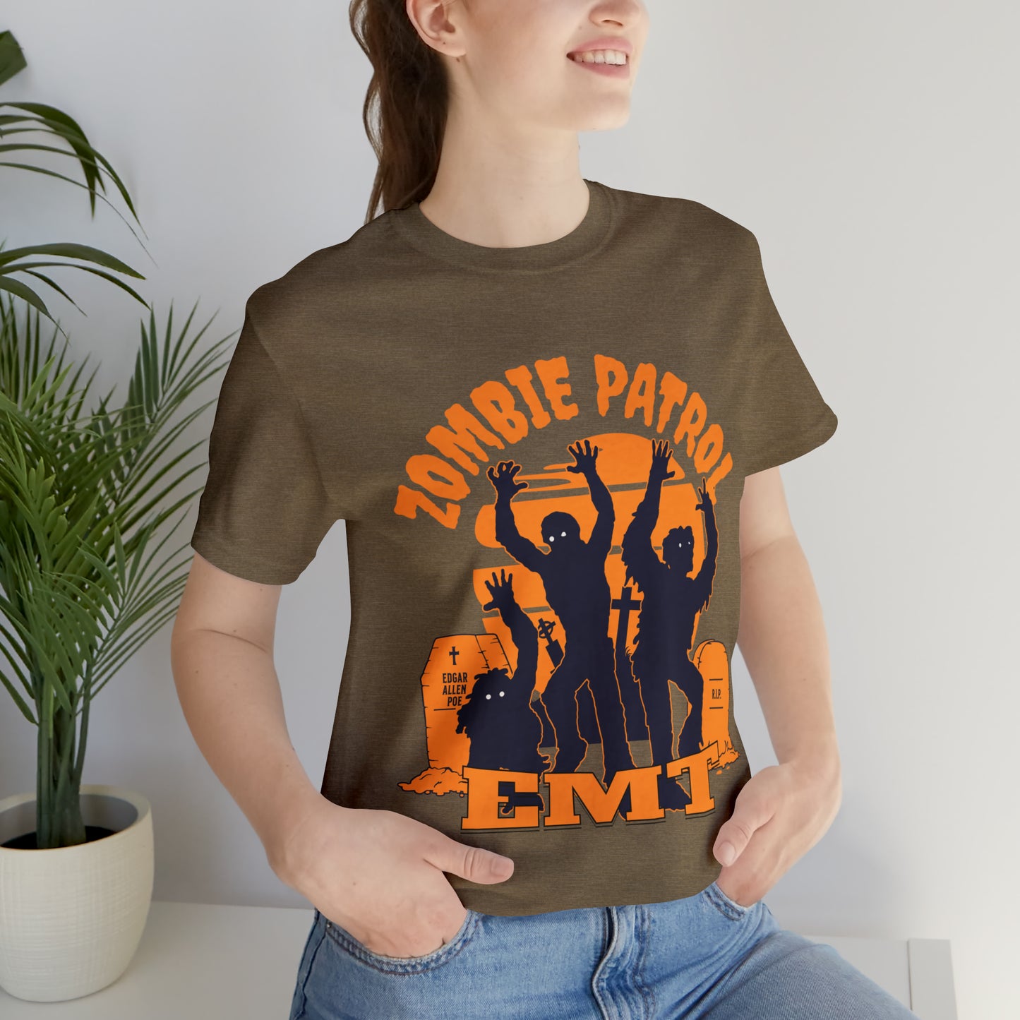 Funny Halloween Medical, EMT T-shirt, Zombie shirt, EMT shirt, Halloween shirt