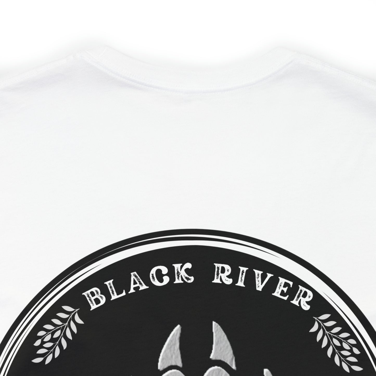 Black River Search & Rescue Logo Black Unisex Jersey Short Sleeve Tee