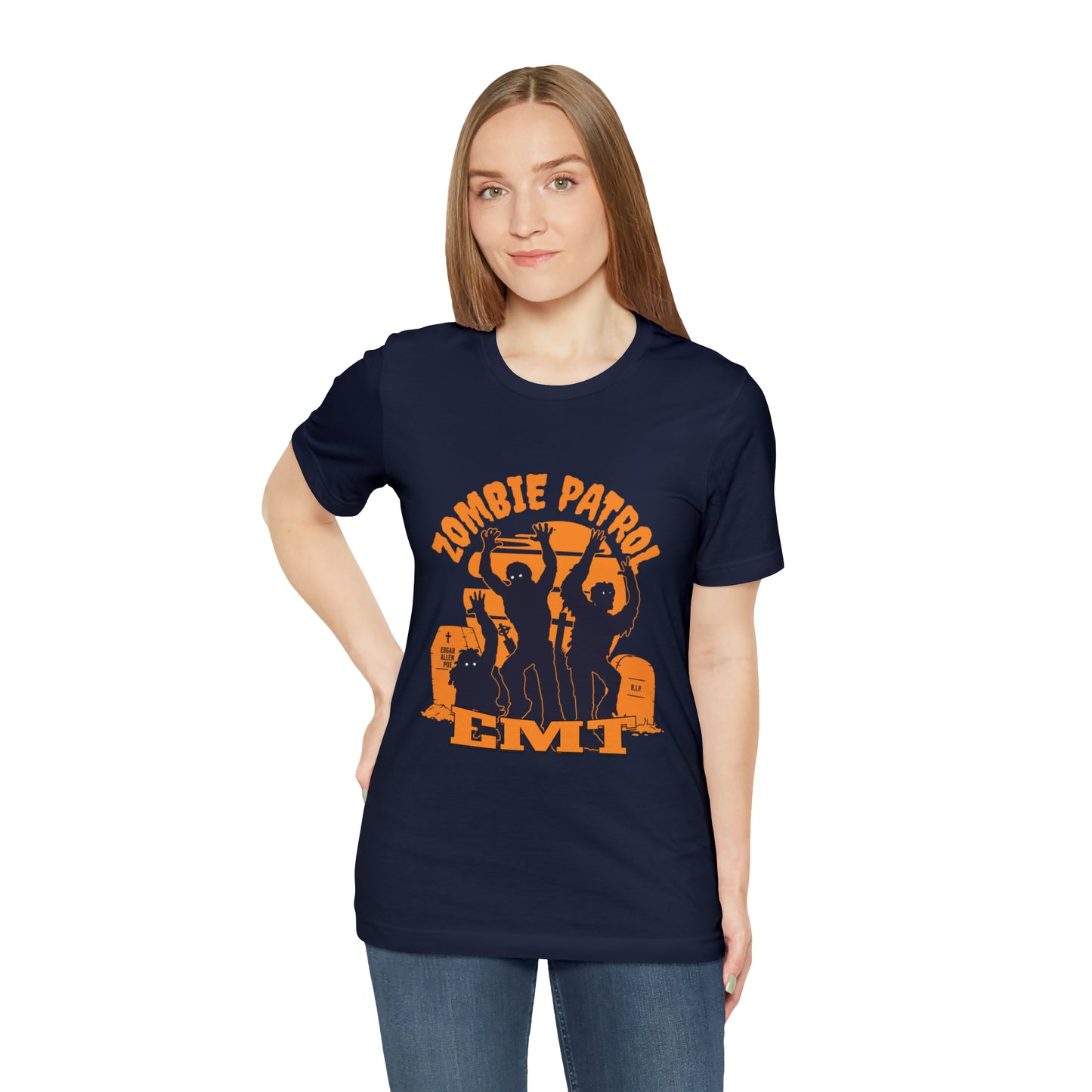 Halloween Zombie Patrol EMT Short Sleeve Tee